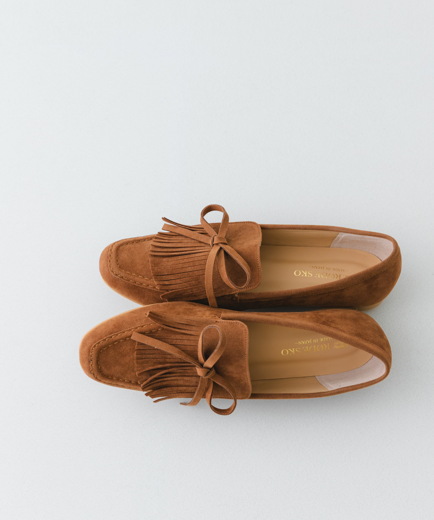 リボンフリンジローファー BROWN 36