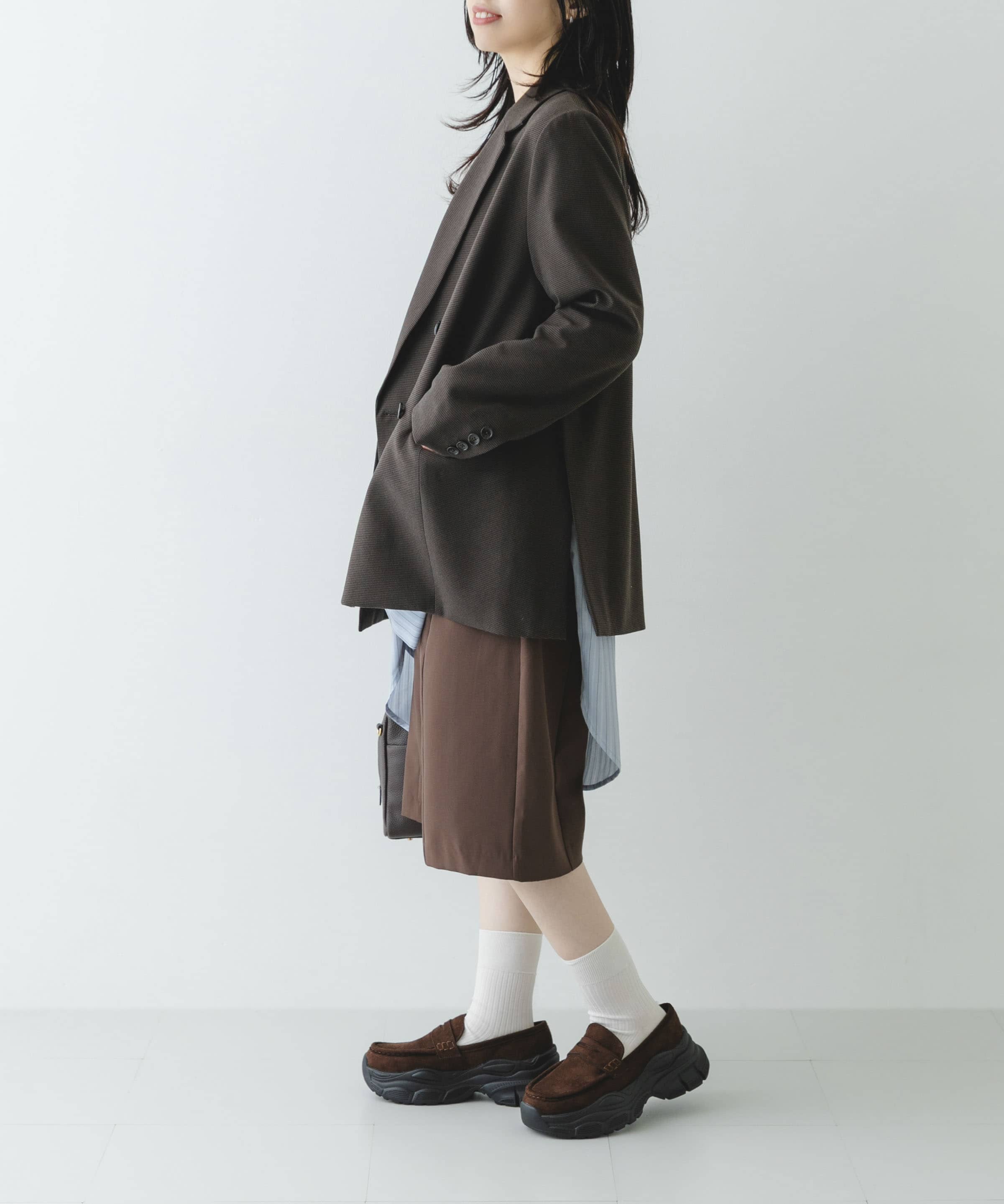 ボリュームソールローファー DARK BROWN 36