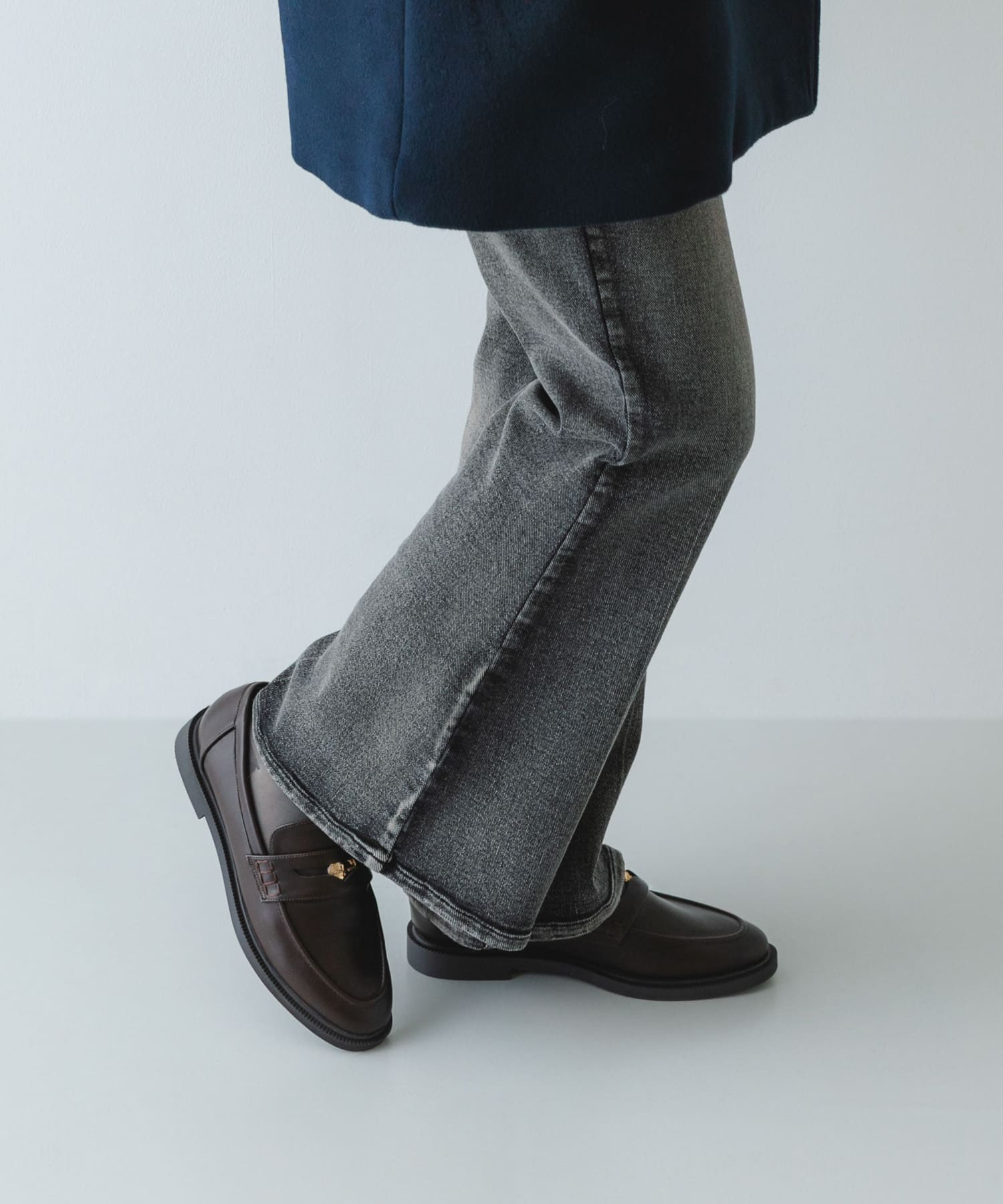 『WEB/一部店舗限定』コインローファー BROWN 36