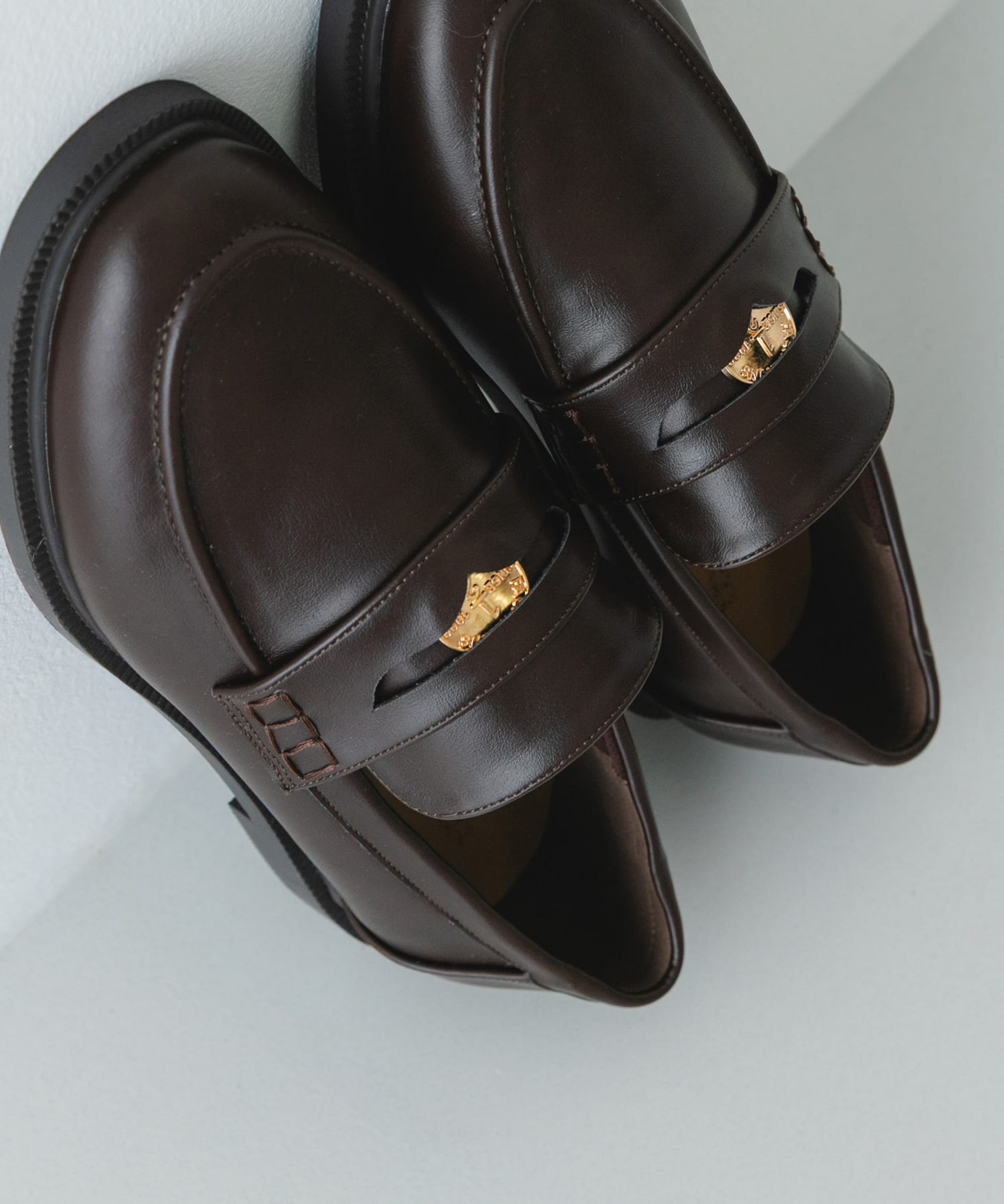 『WEB/一部店舗限定』コインローファー BROWN 36