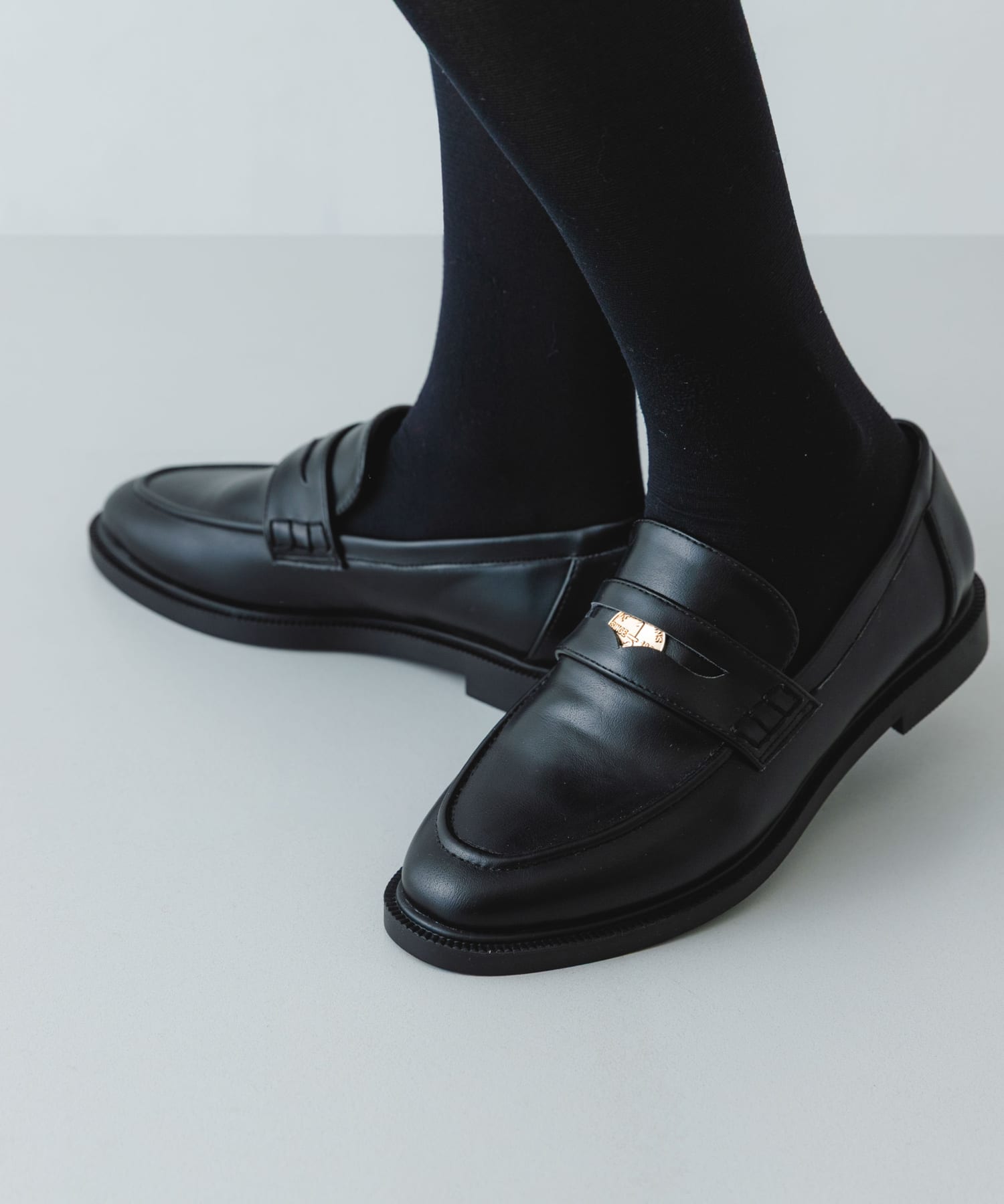 『WEB/一部店舗限定』コインローファー BLACK 36