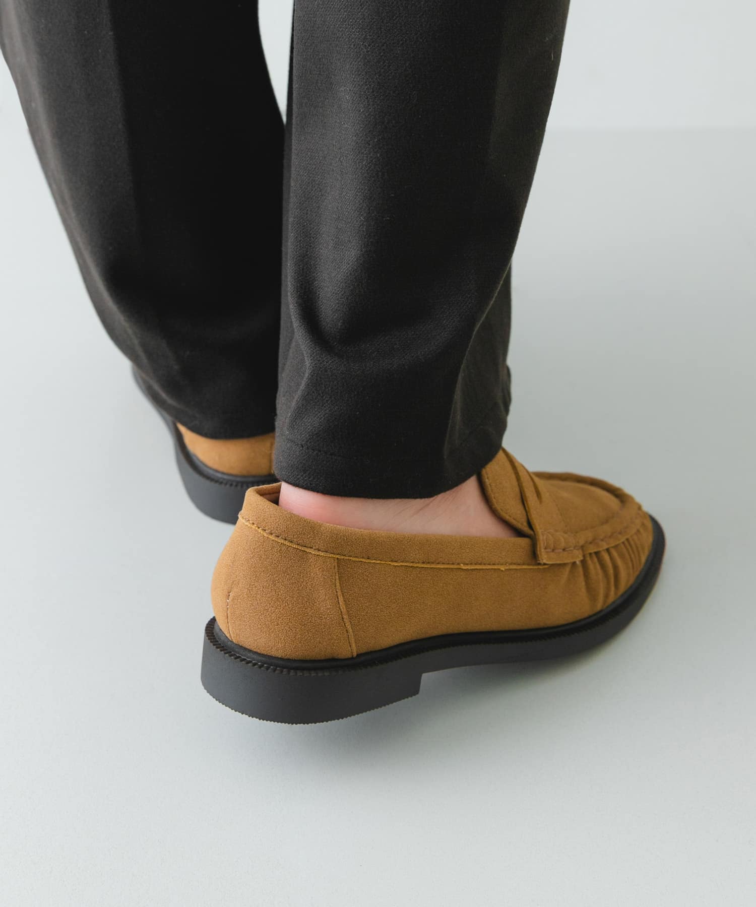 ギャザーローファー CAMEL/S 36