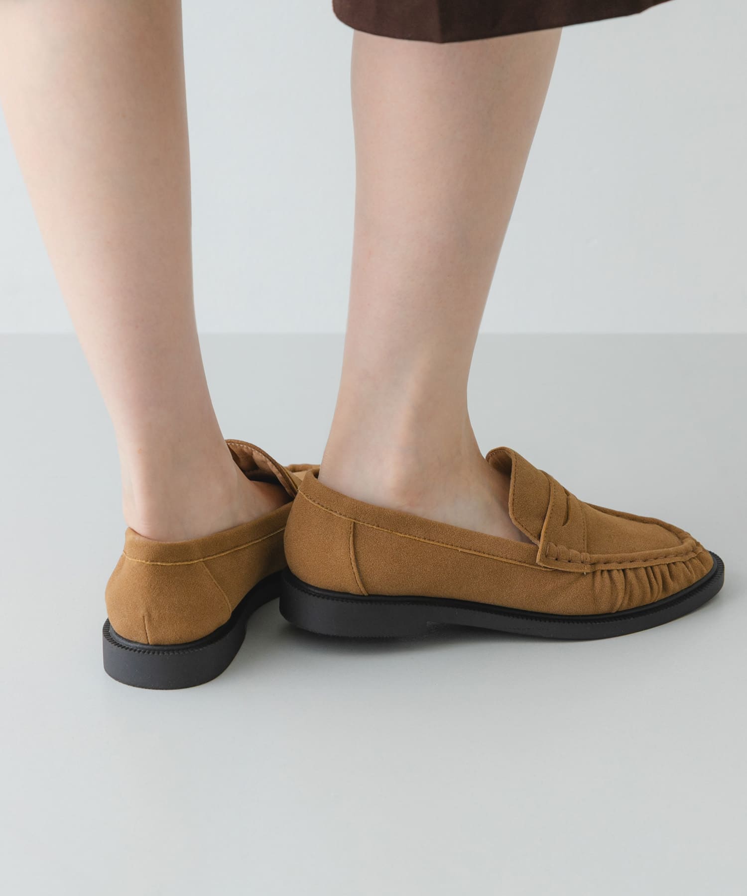 ギャザーローファー CAMEL/S 36