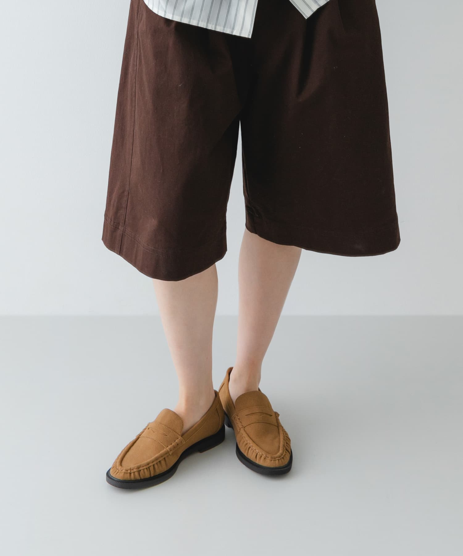 ギャザーローファー CAMEL/S 36