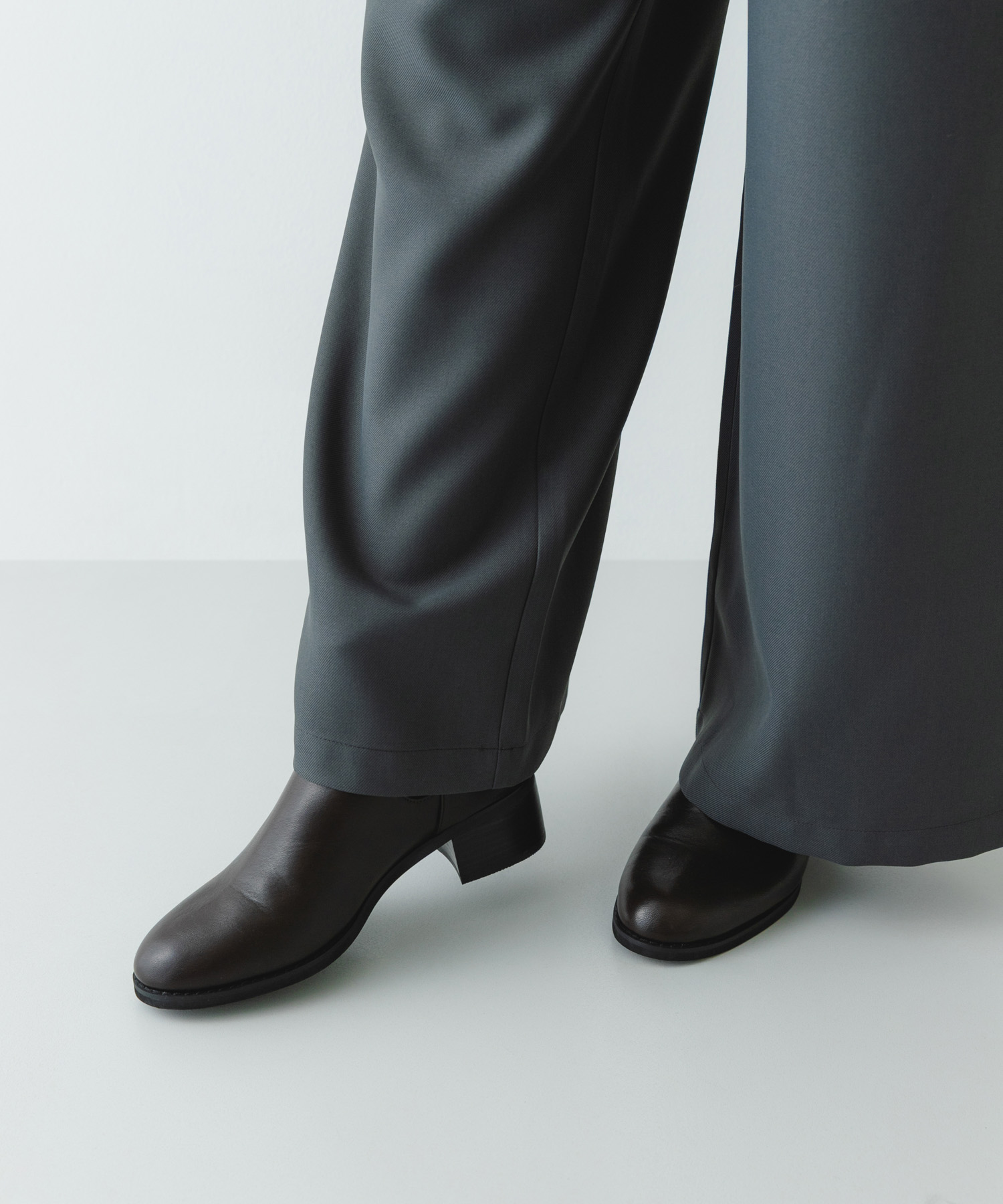 撥水サイドゴアブーツ D.BROWN 36