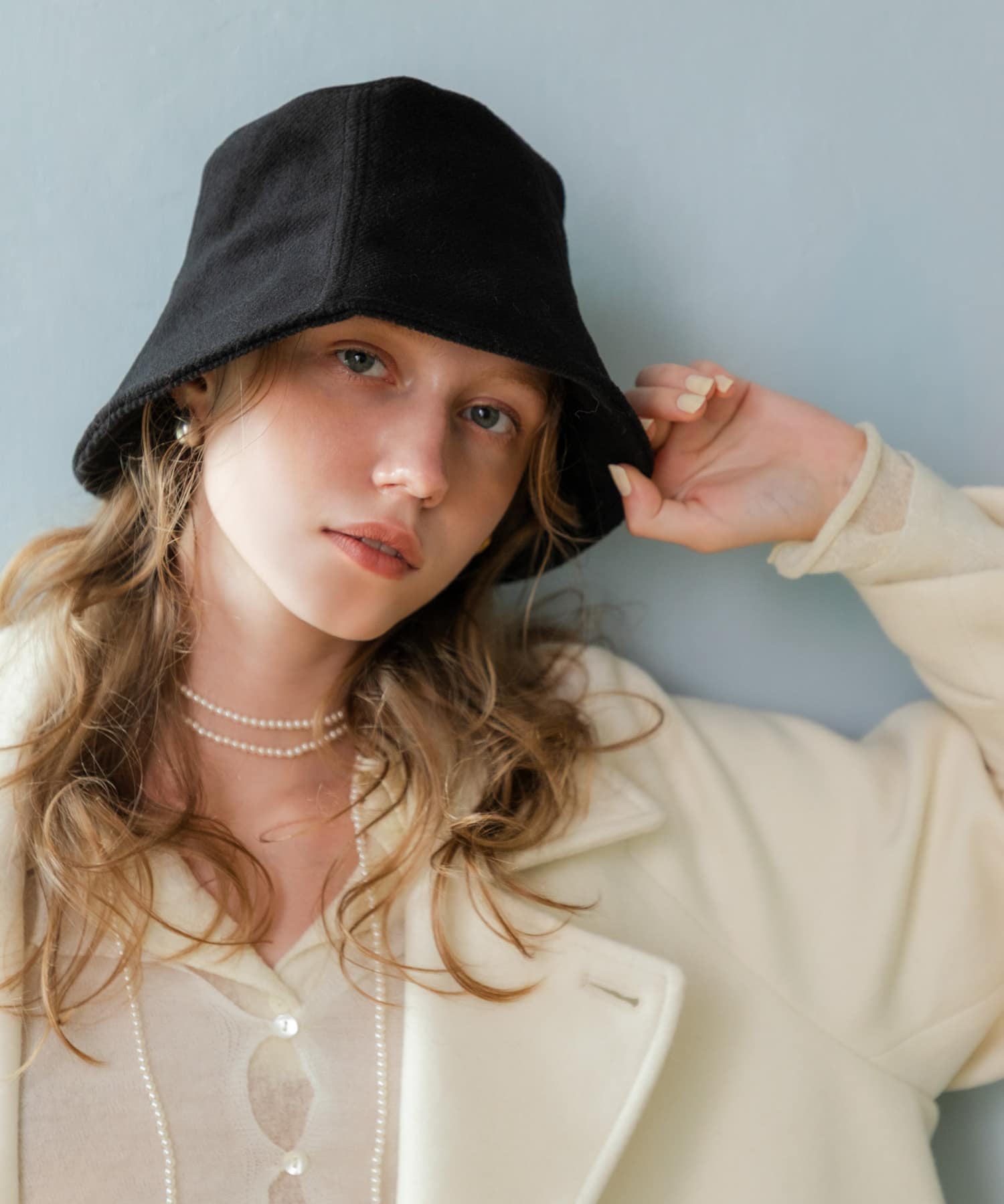 起毛パネルハット