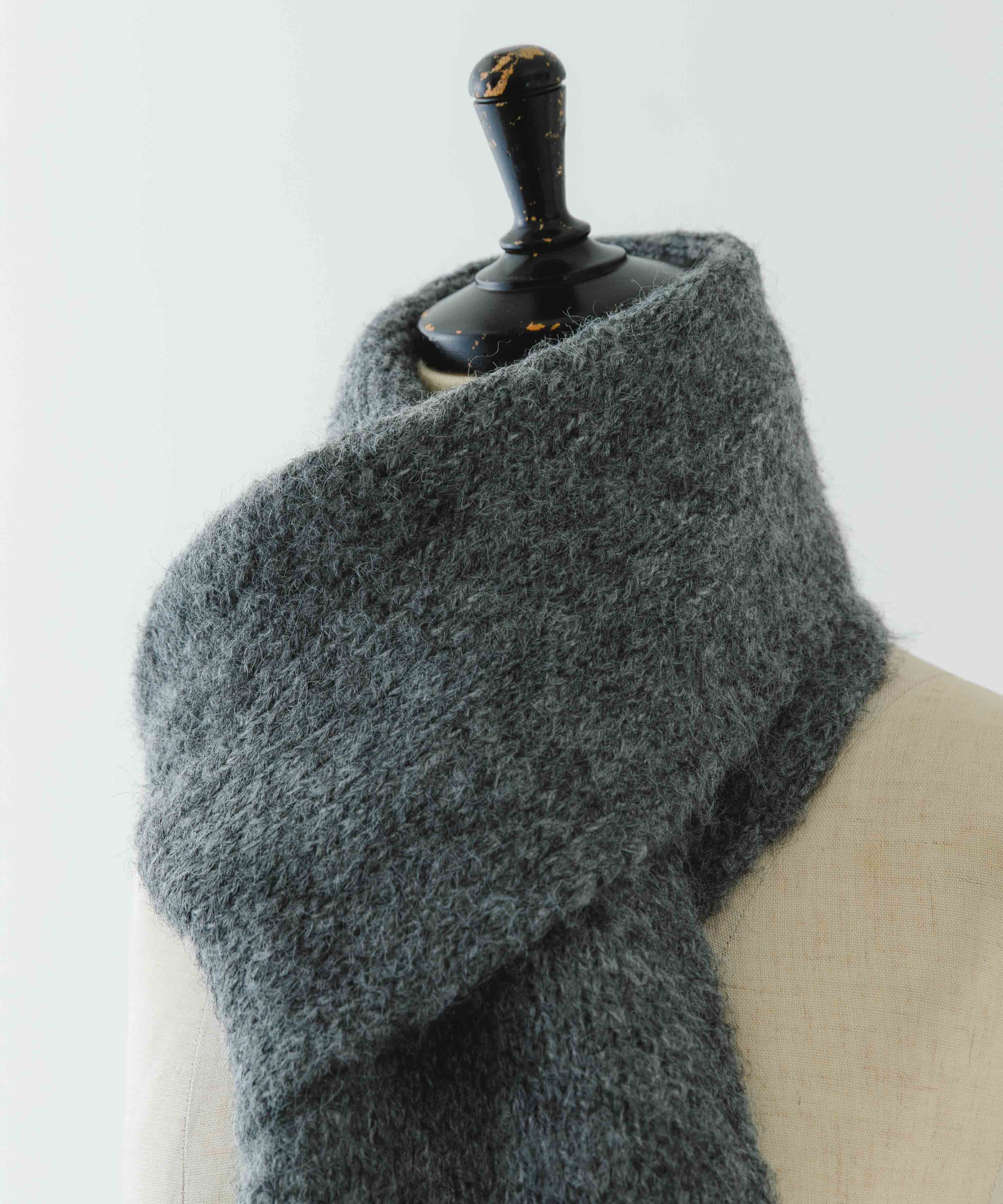 ショートマフラー GRAY one