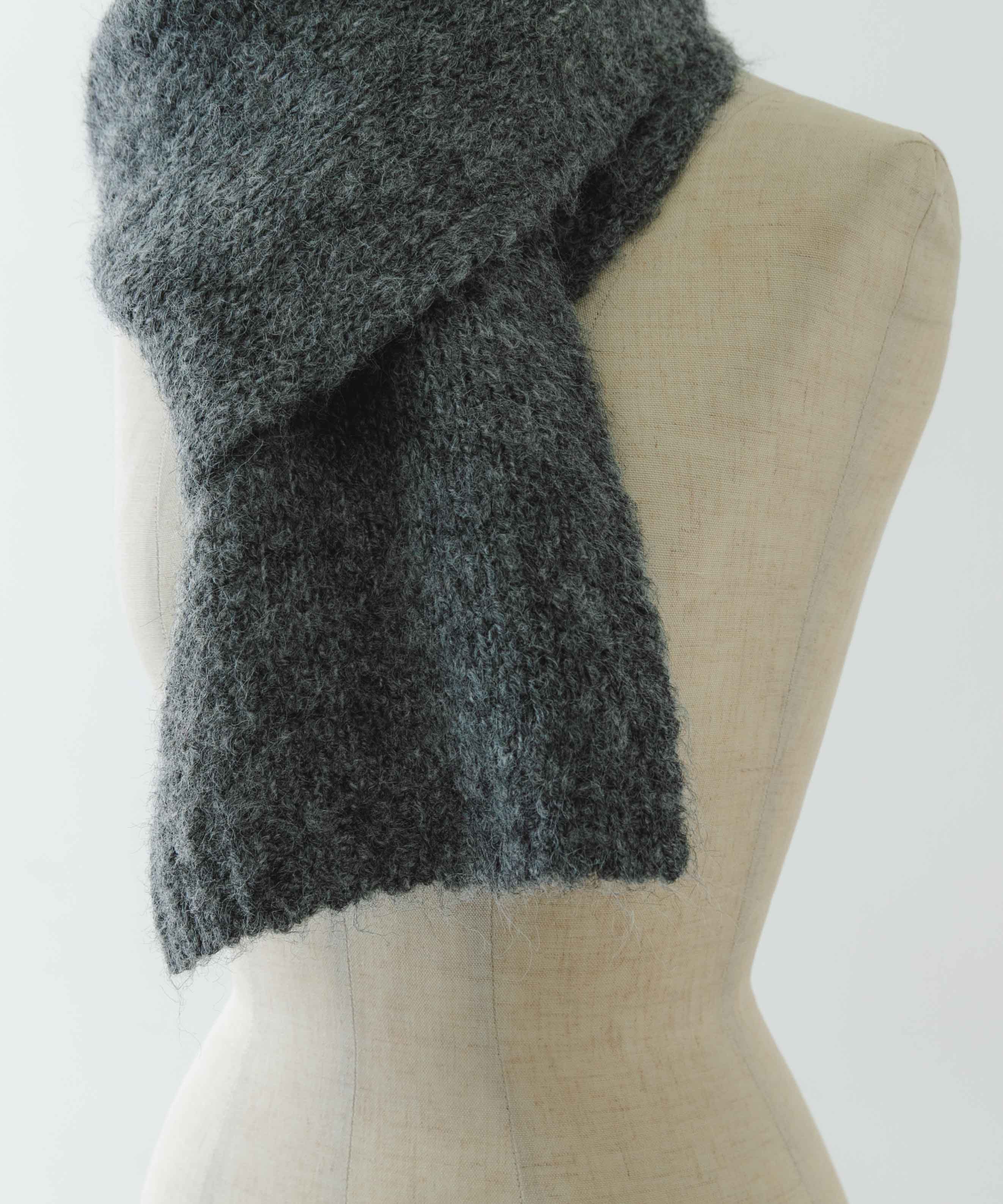 ショートマフラー GRAY one