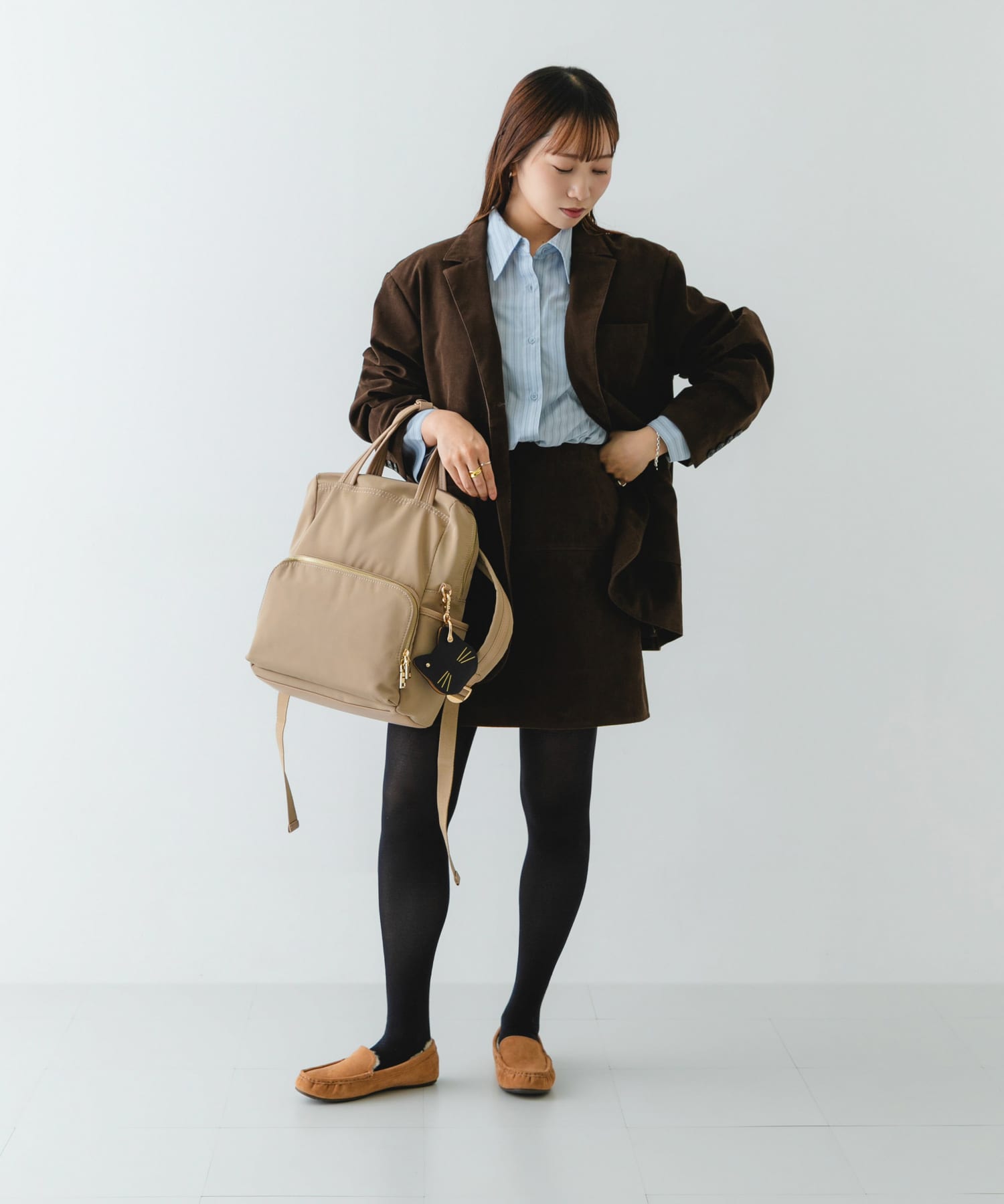 撥水フラッフィースリッポン CAMEL 36