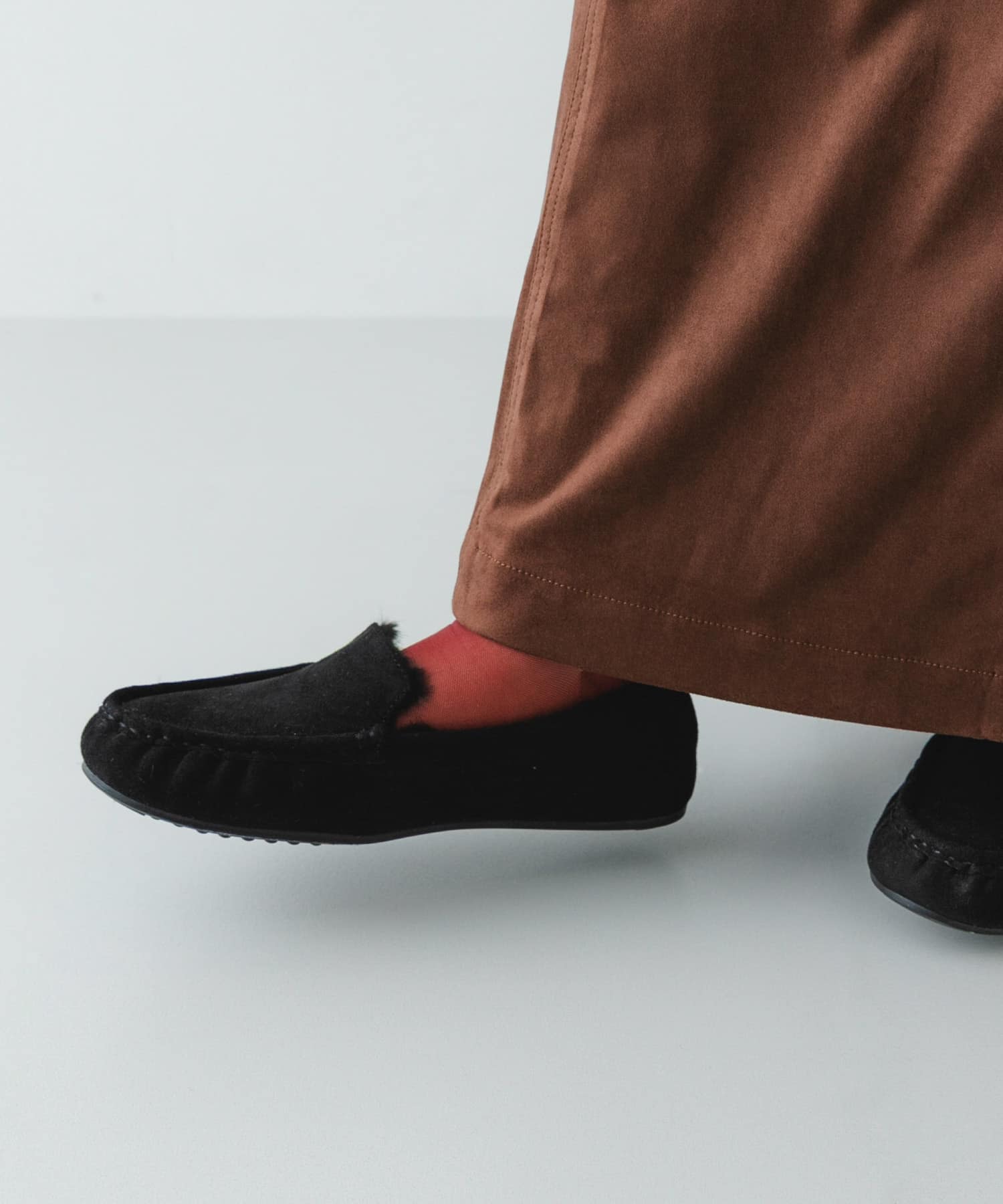 撥水フラッフィースリッポン BLACK 36