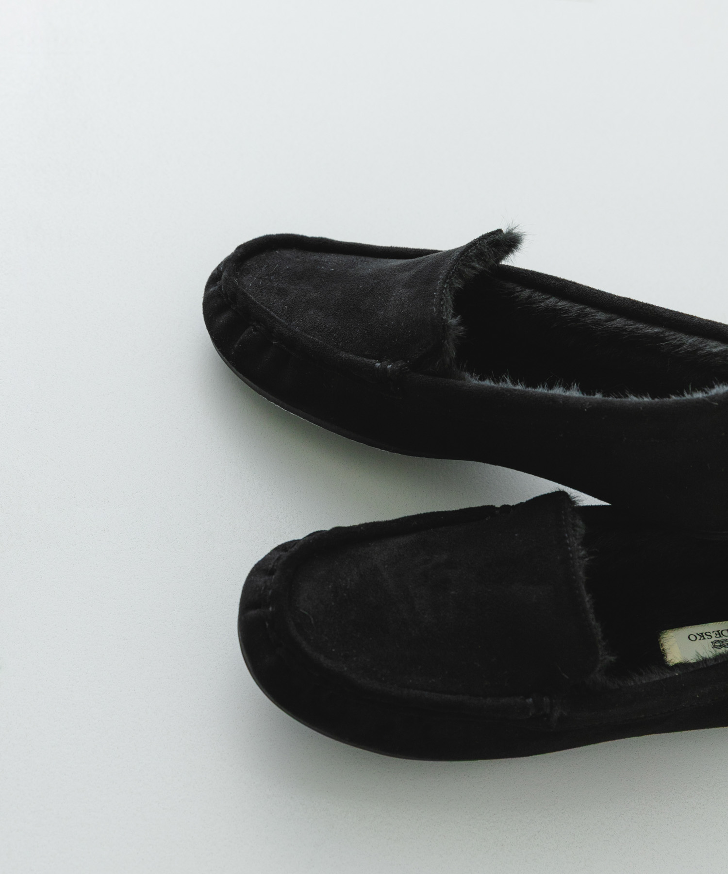 撥水フラッフィースリッポン BLACK 36