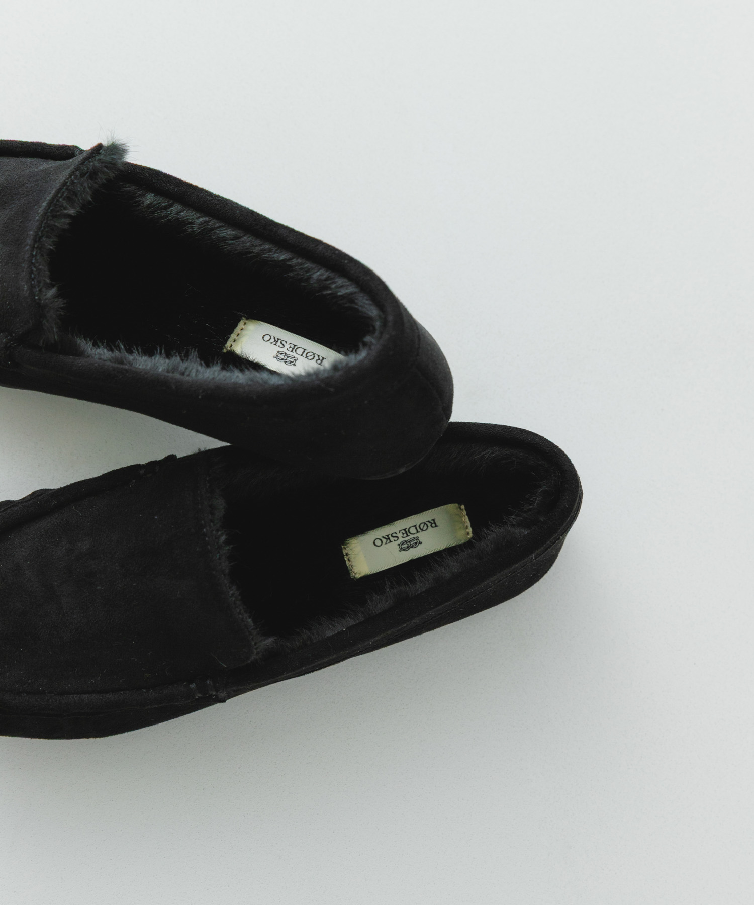 撥水フラッフィースリッポン BLACK 36