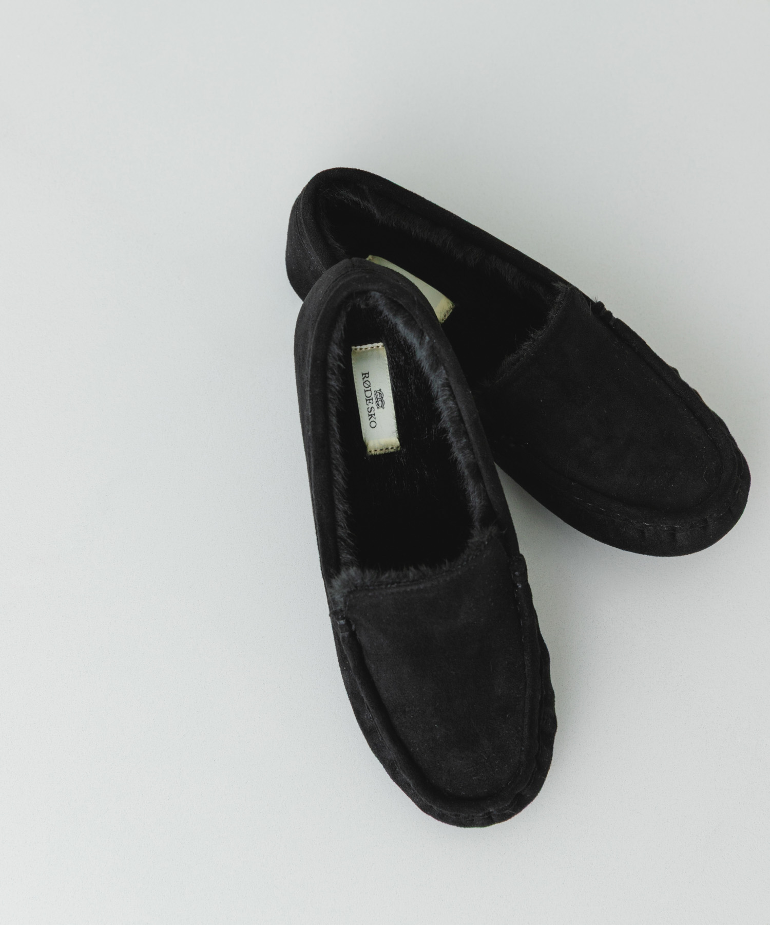 撥水フラッフィースリッポン BLACK 36