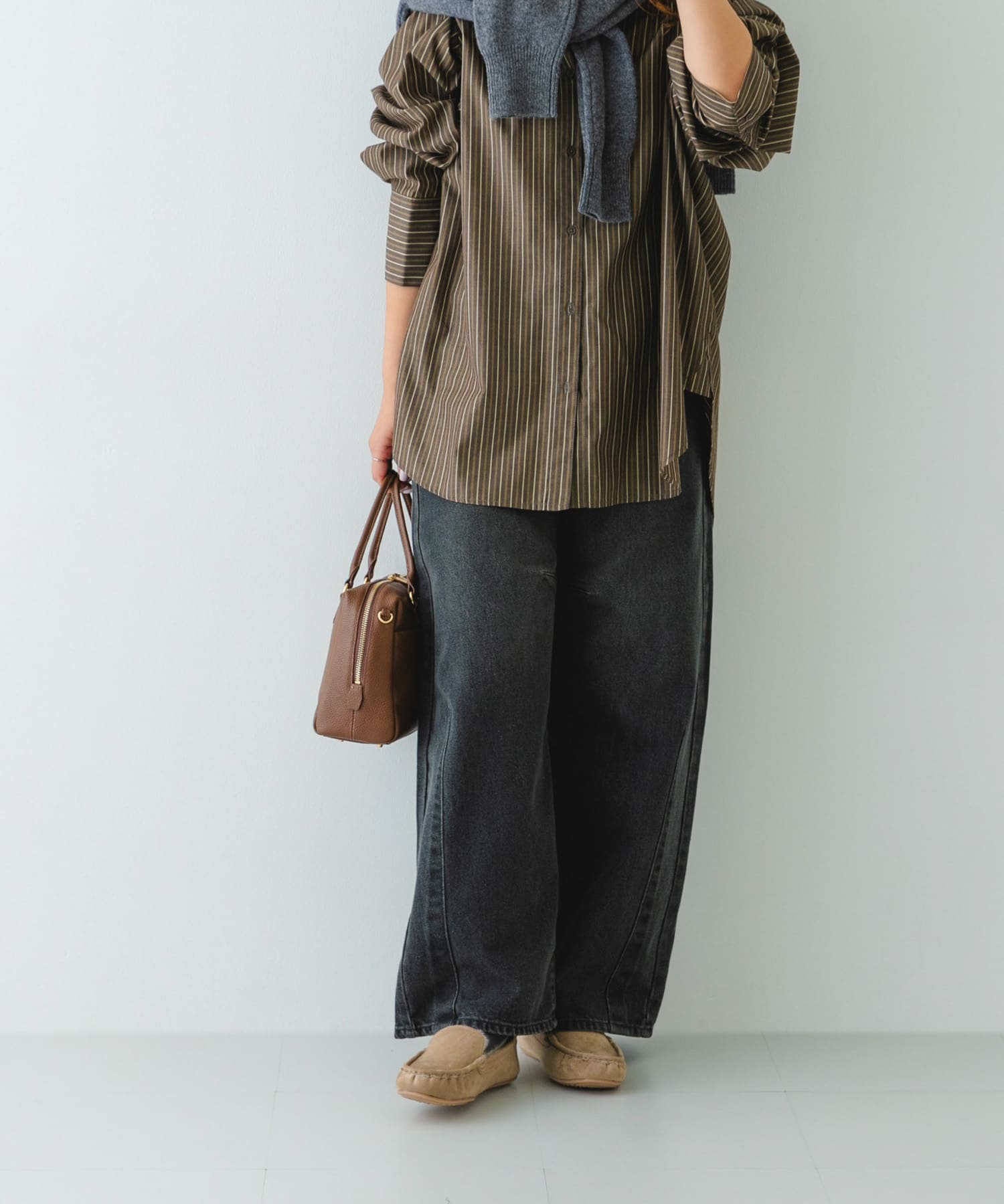 撥水フラッフィースリッポン LIGHT GRAY 36