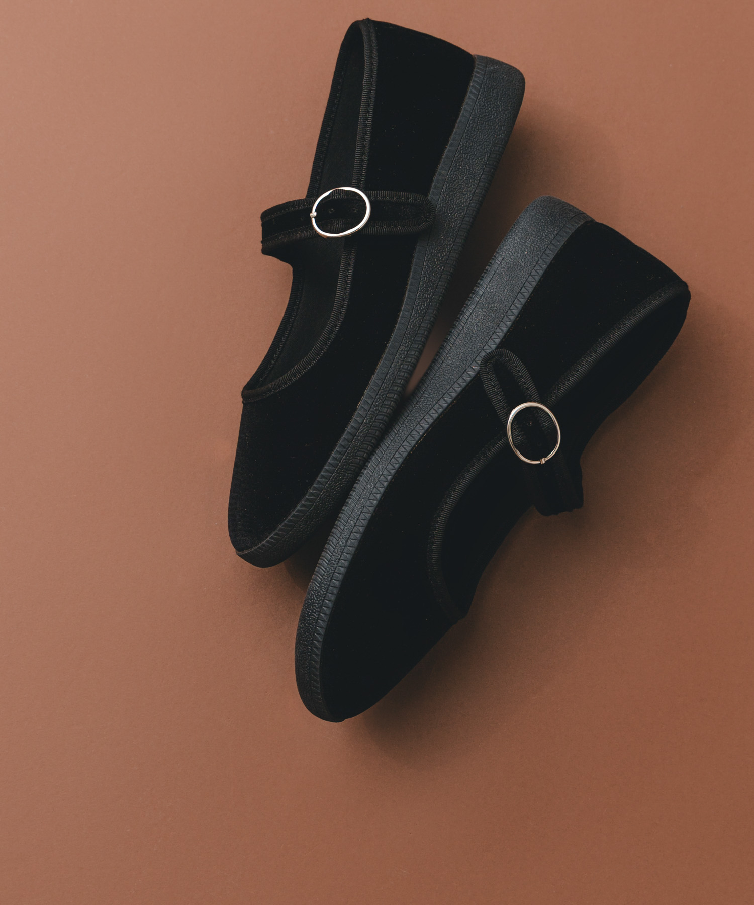 撥水ベロア2WAYメリージェーン