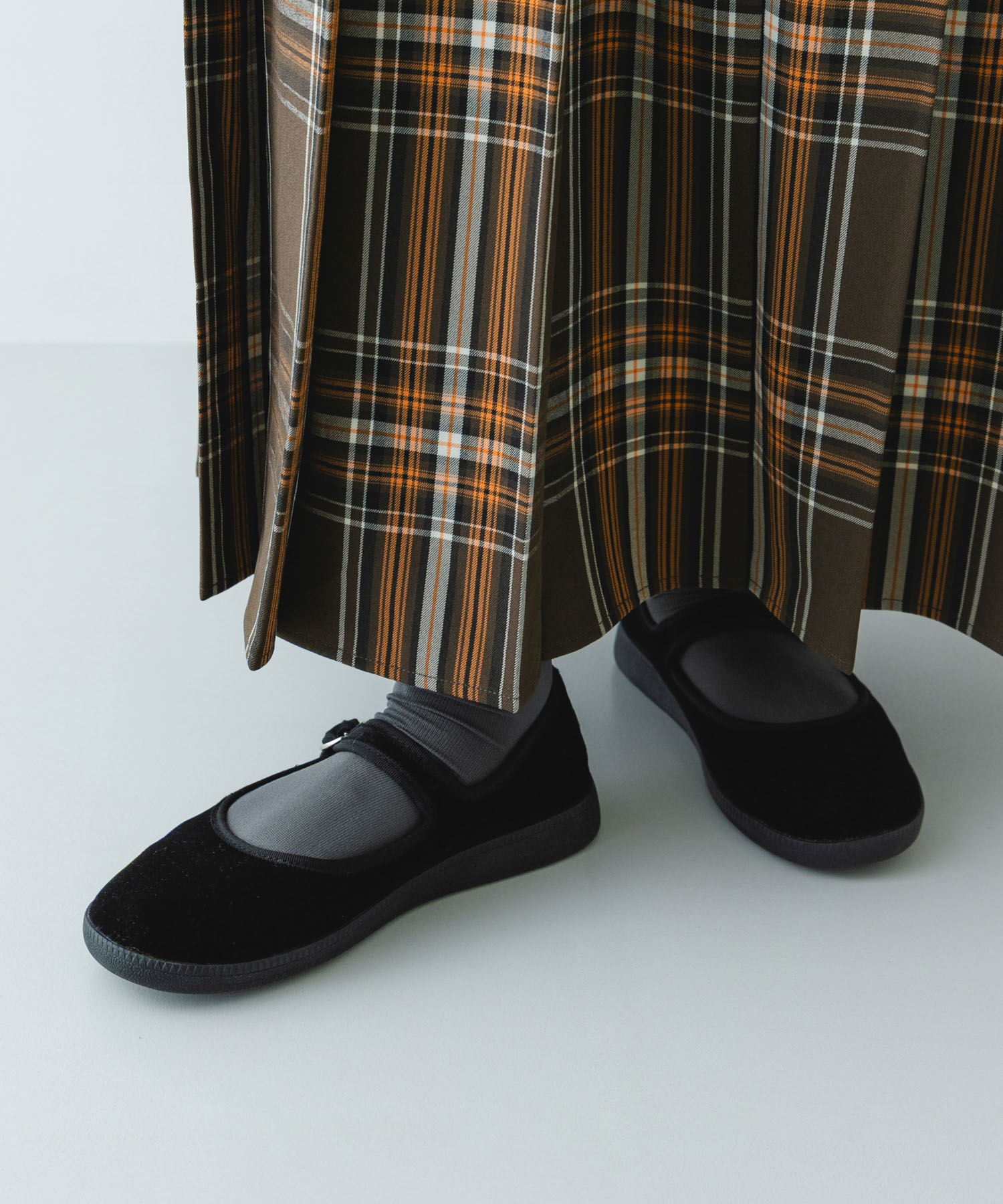 撥水ベロア2WAYメリージェーン BLACK 36