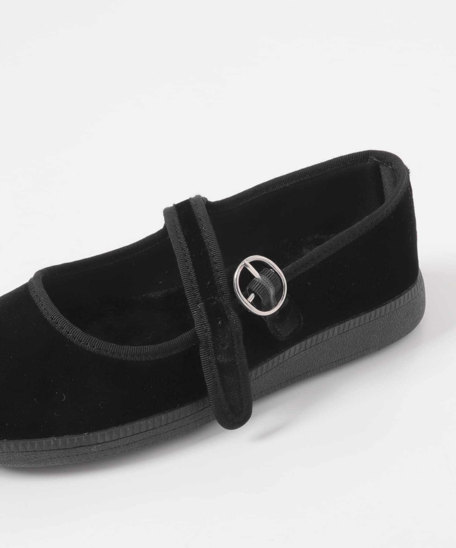 撥水ベロア2WAYメリージェーン BLACK 36