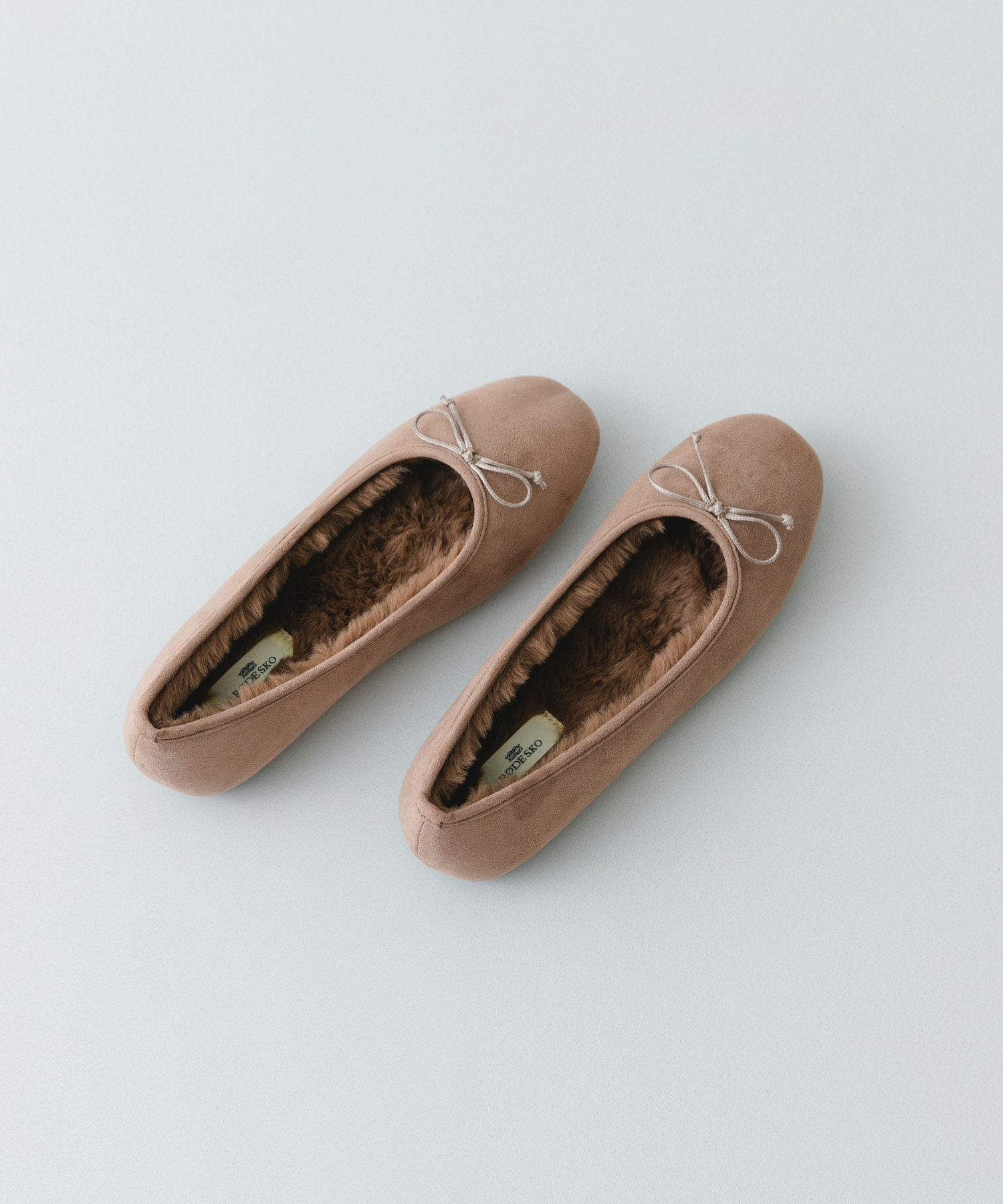 撥水フラッフィーバレエシューズ MOCHA 36