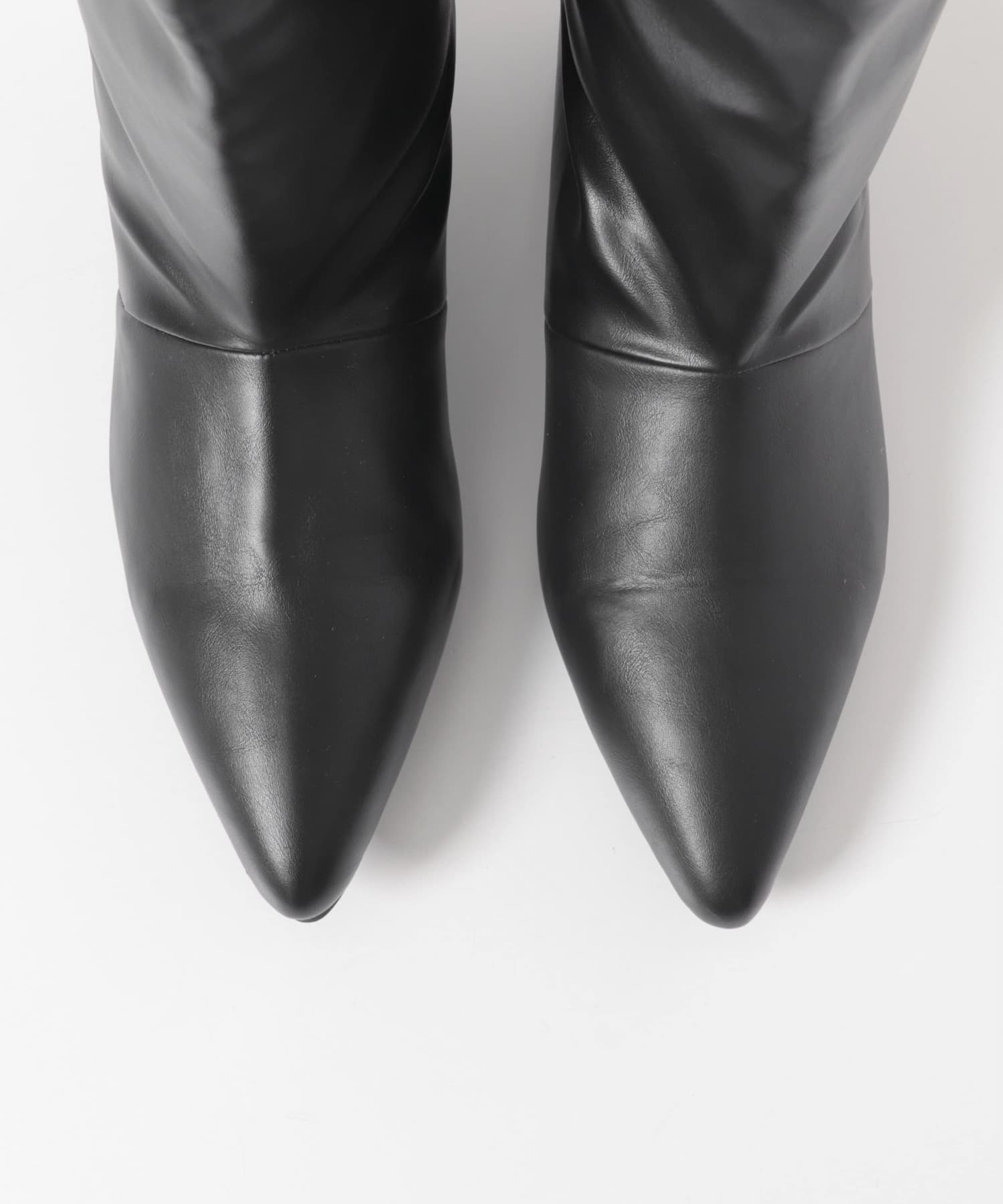 2.5センチワイドシャフトロングブーツ BLACK 36