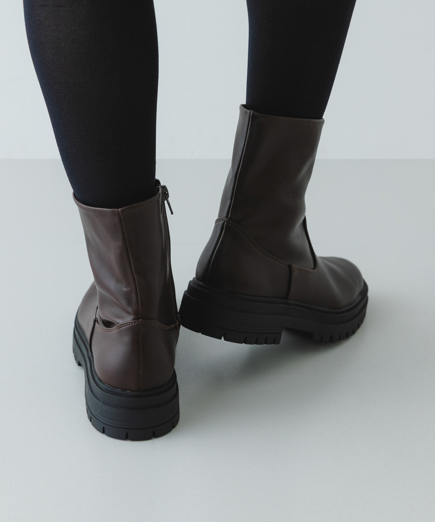 撥水ストレッチブーツ DARK BROWN 36