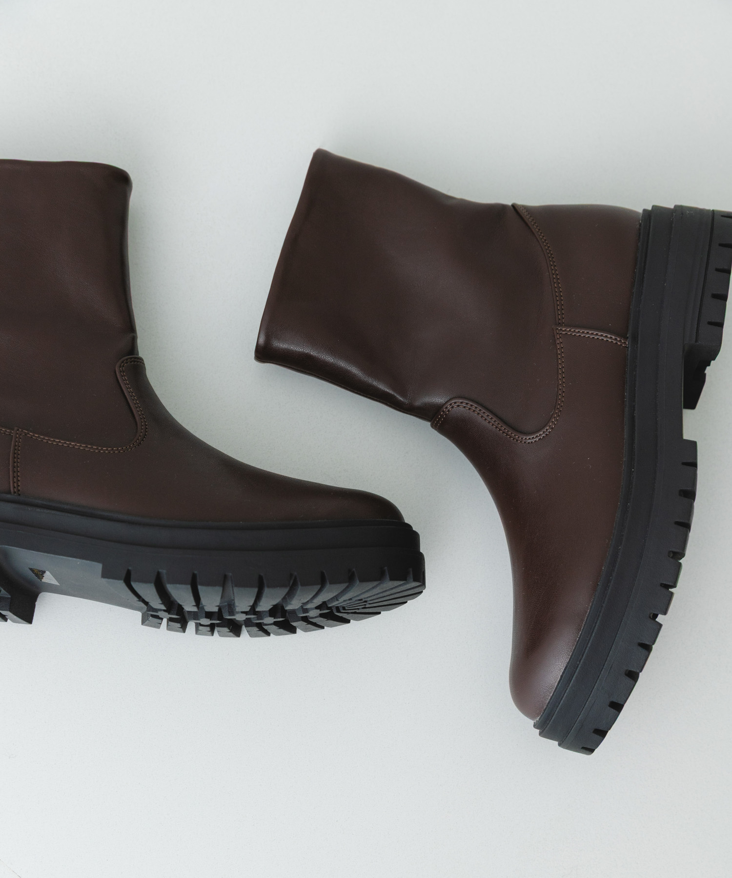 撥水ストレッチブーツ DARK BROWN 36