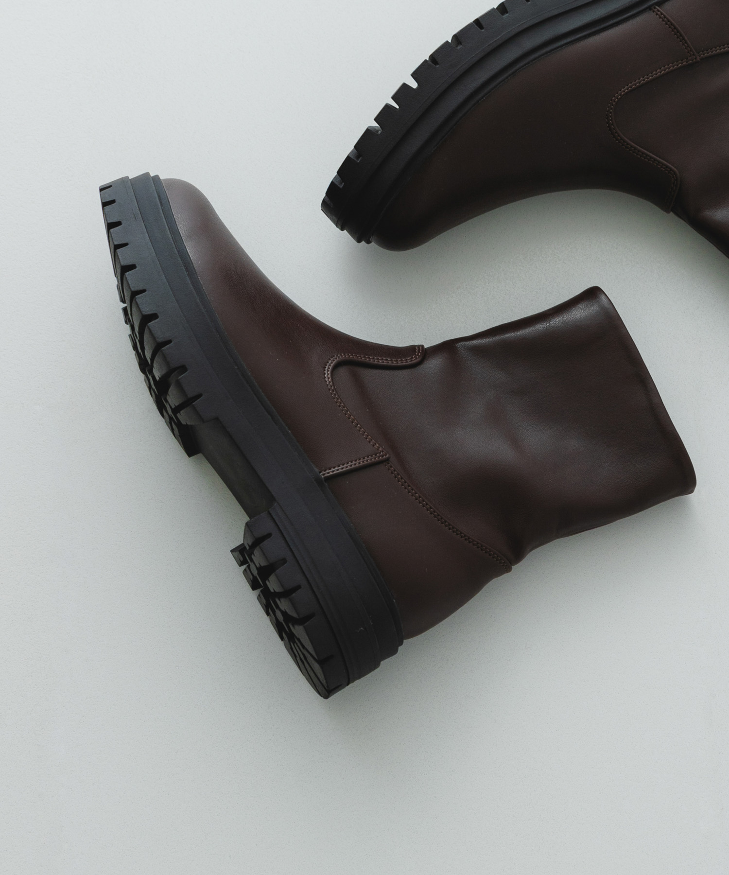 撥水ストレッチブーツ DARK BROWN 36