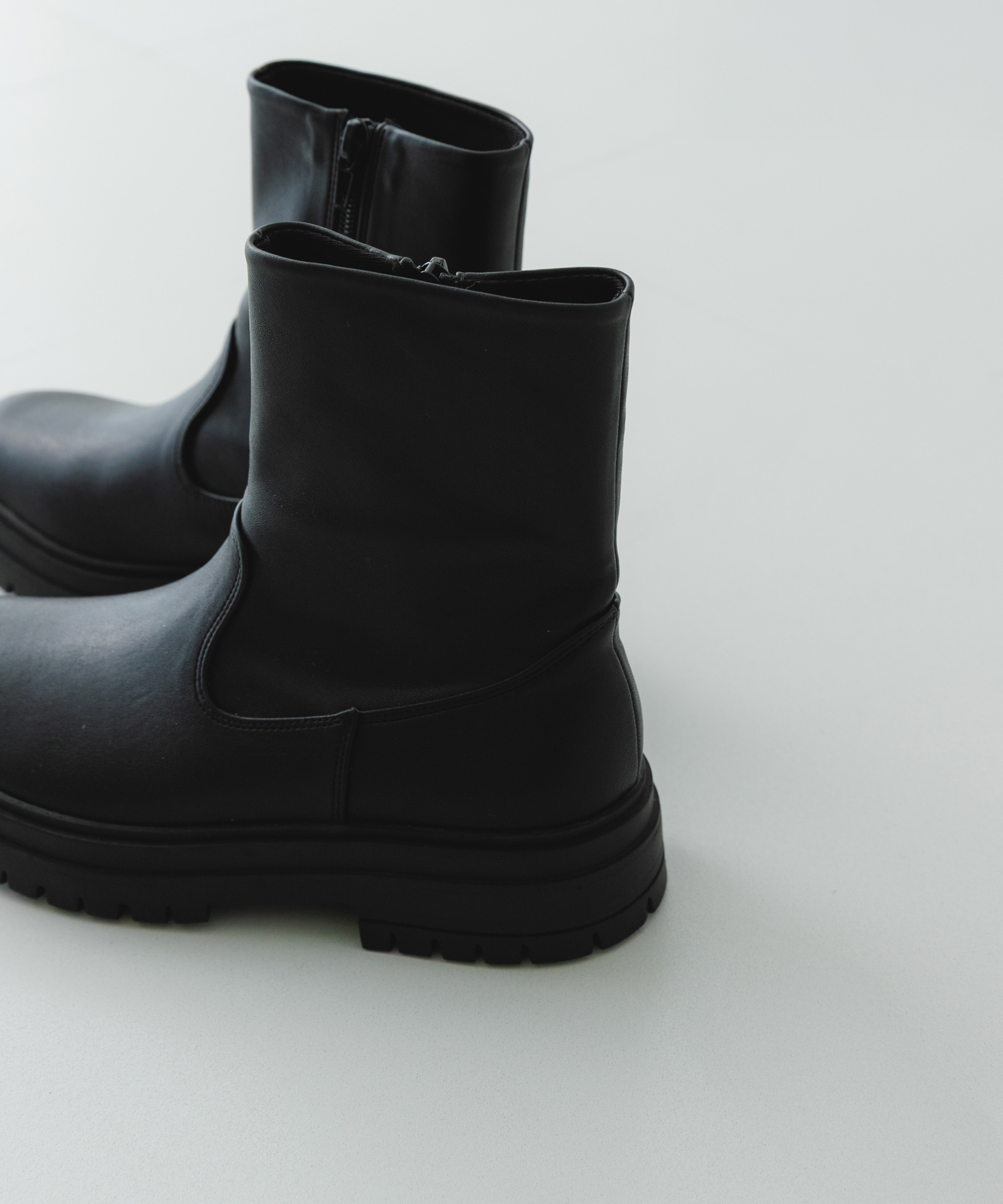 撥水ストレッチブーツ BLACK 36