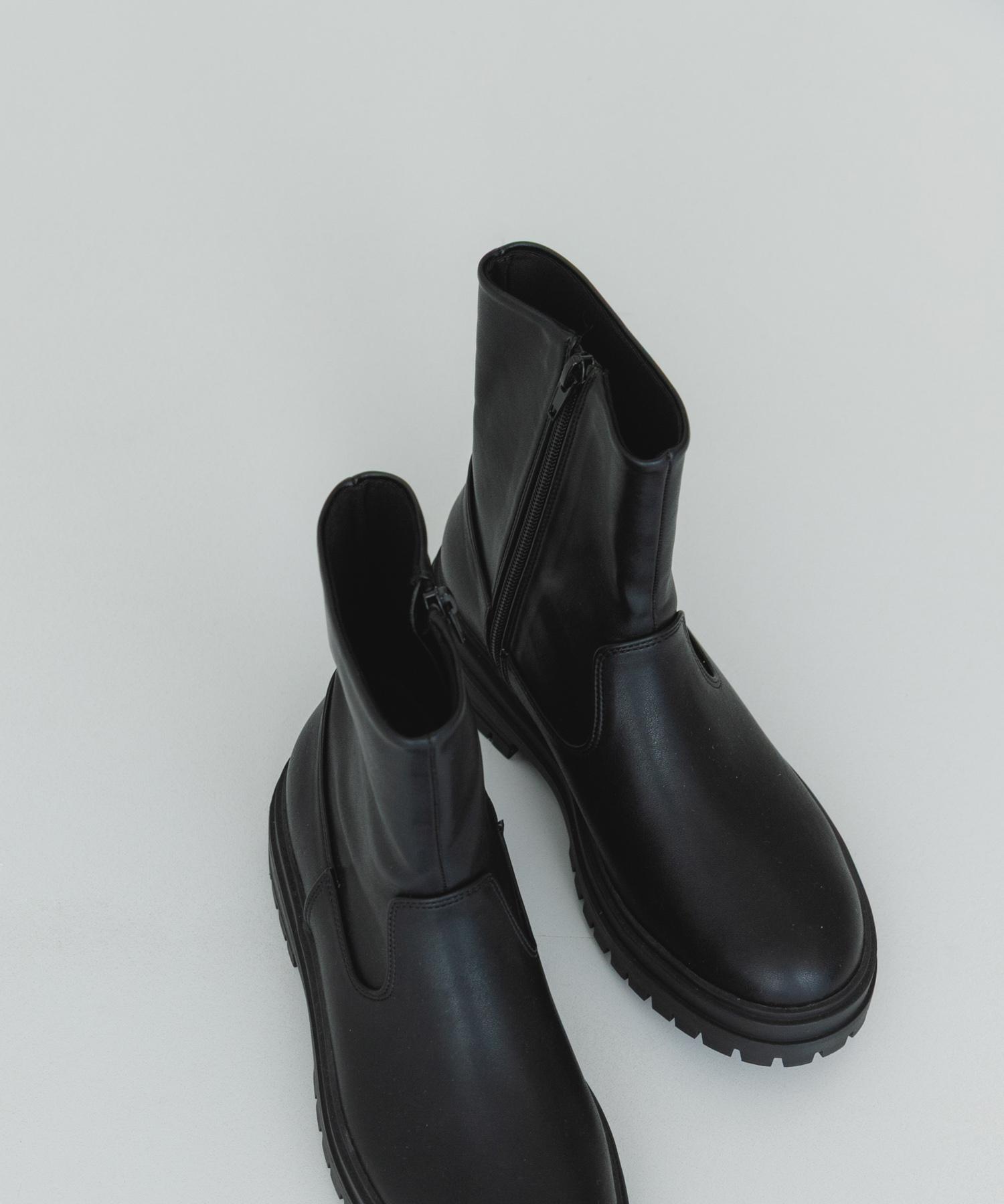 撥水ストレッチブーツ BLACK 36