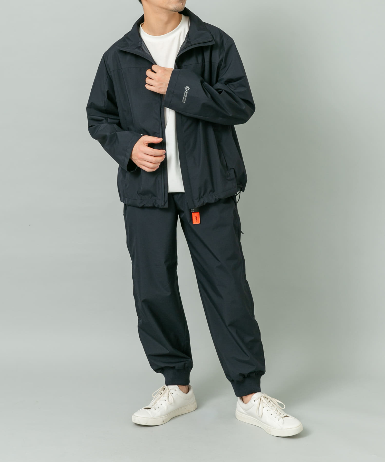 『別注』+phenix　WINDSTOPPER by GORE-TEX LABS リブジョガーパンツ NAVY M
