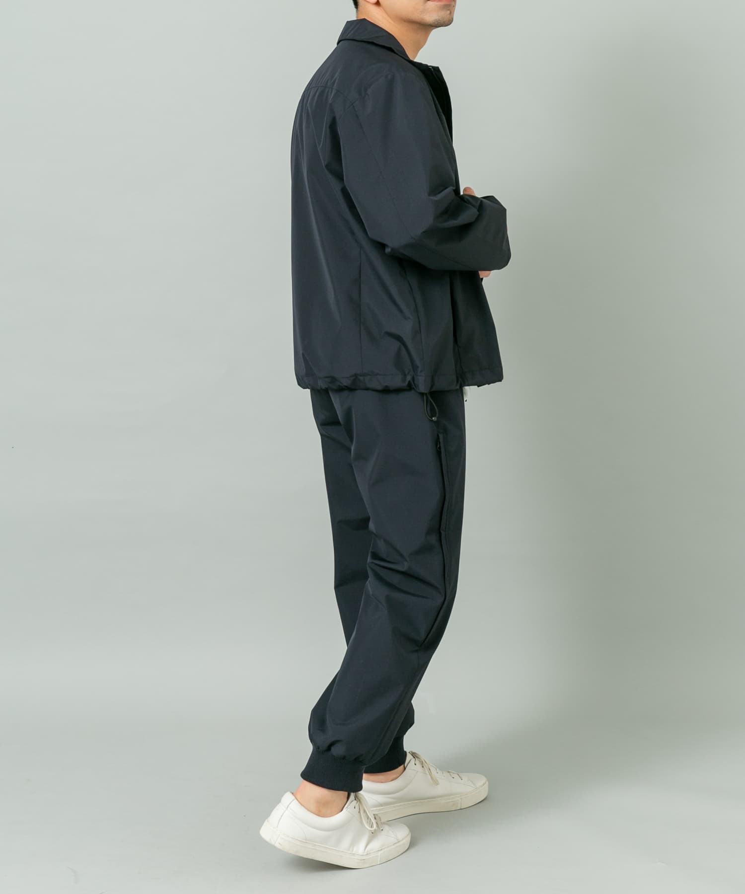 『別注』+phenix　WINDSTOPPER by GORE-TEX LABS リブジョガーパンツ NAVY L