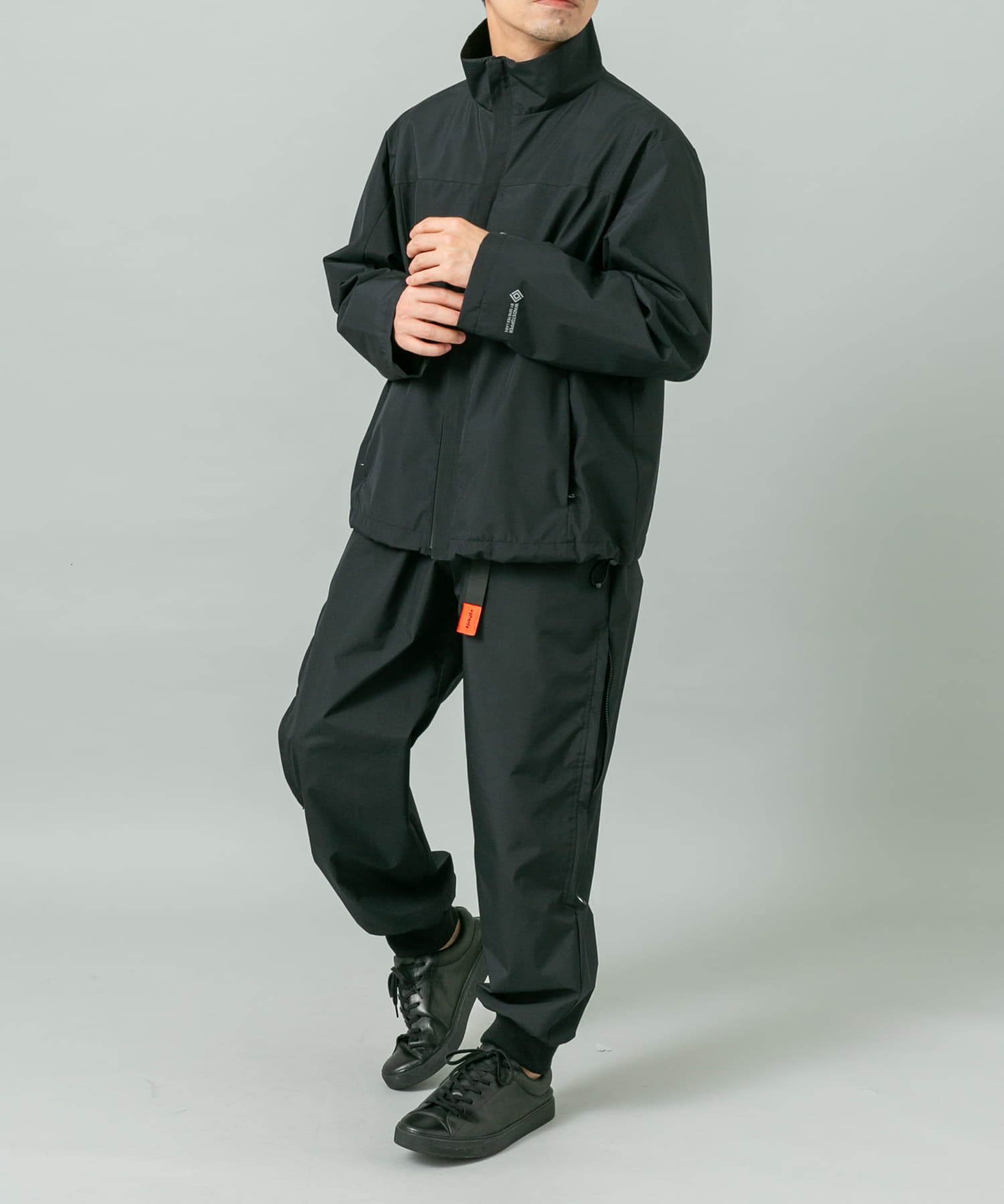 『別注』+phenix　WINDSTOPPER by GORE-TEX LABS リブジョガーパンツ BLACK L