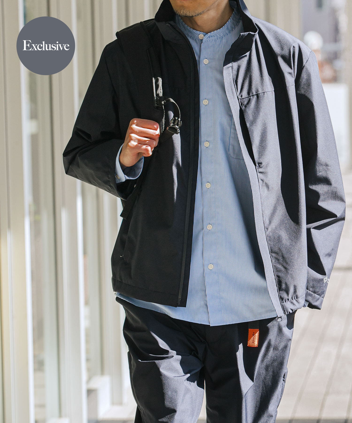 『別注』+phenix　WINDSTOPPER by GORE-TEX LABS スタンドブルゾン