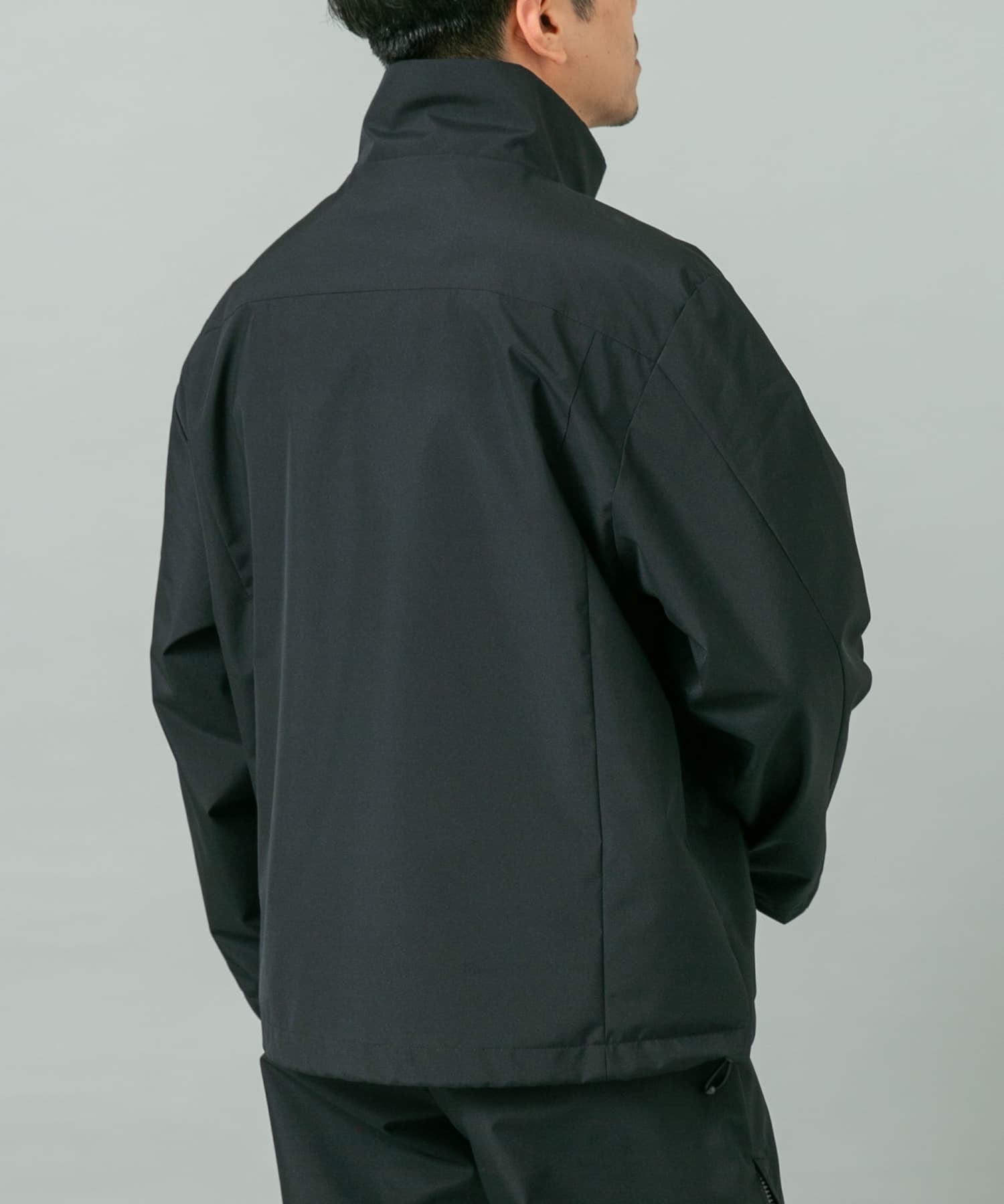 『別注』+phenix　WINDSTOPPER by GORE-TEX LABS スタンドブルゾン BLACK L