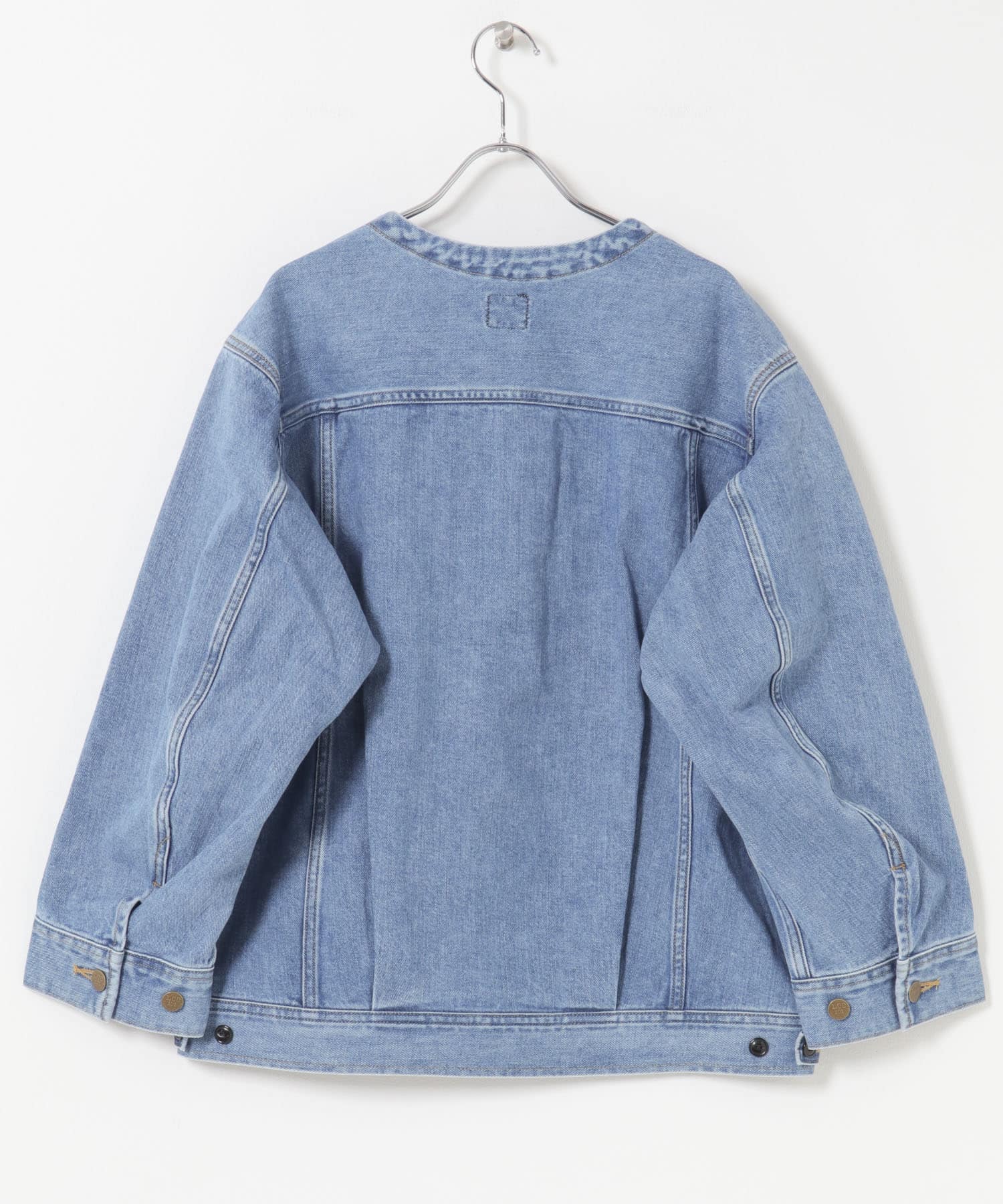 『別注』Lee101×ROSSO　NOCOLLAR JACKET USED Free