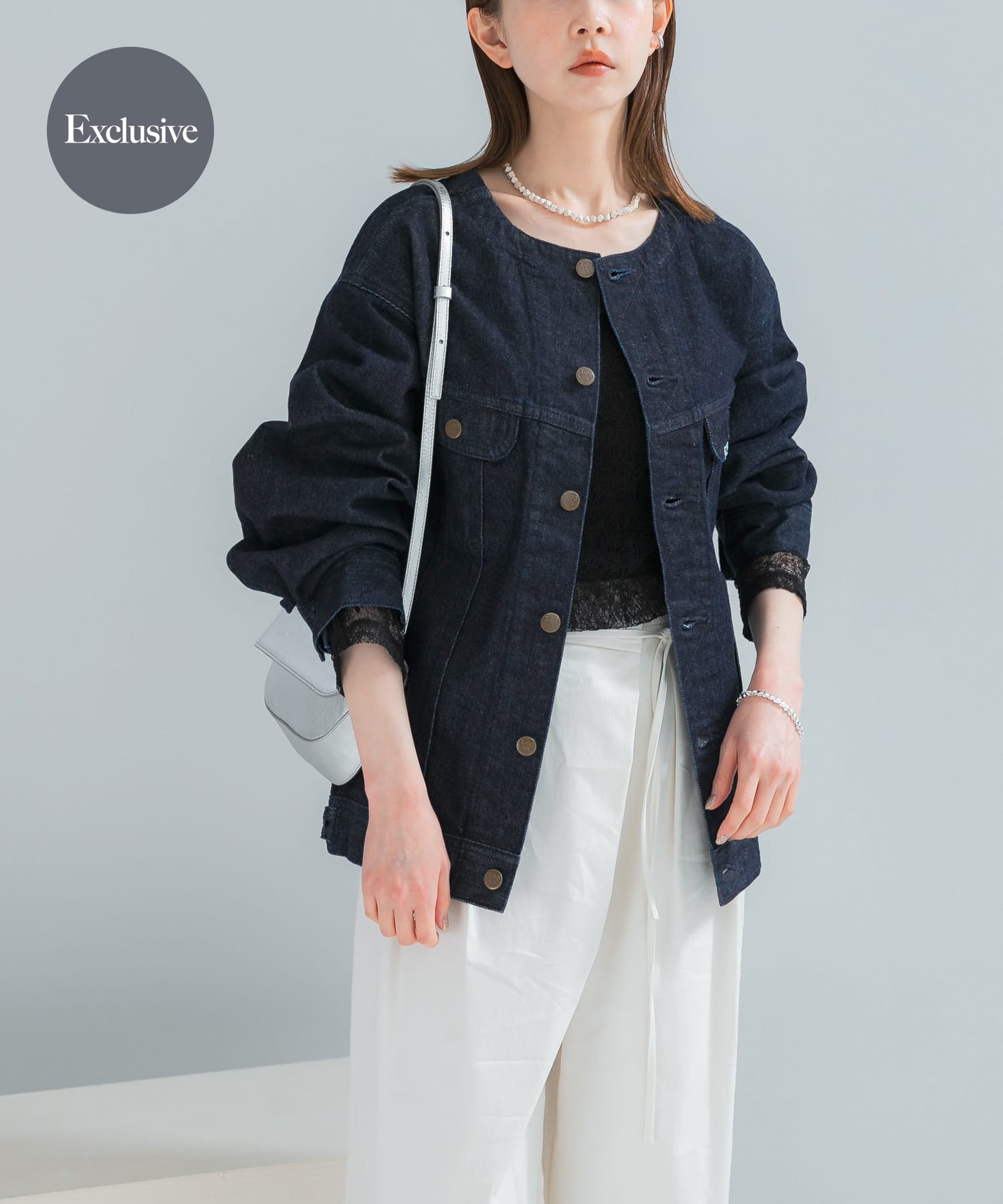 『別注』Lee101×ROSSO　NOCOLLAR JACKET