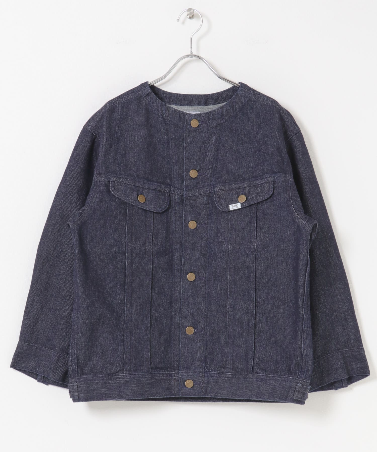 『別注』Lee101×ROSSO　NOCOLLAR JACKET ONE WASH Free