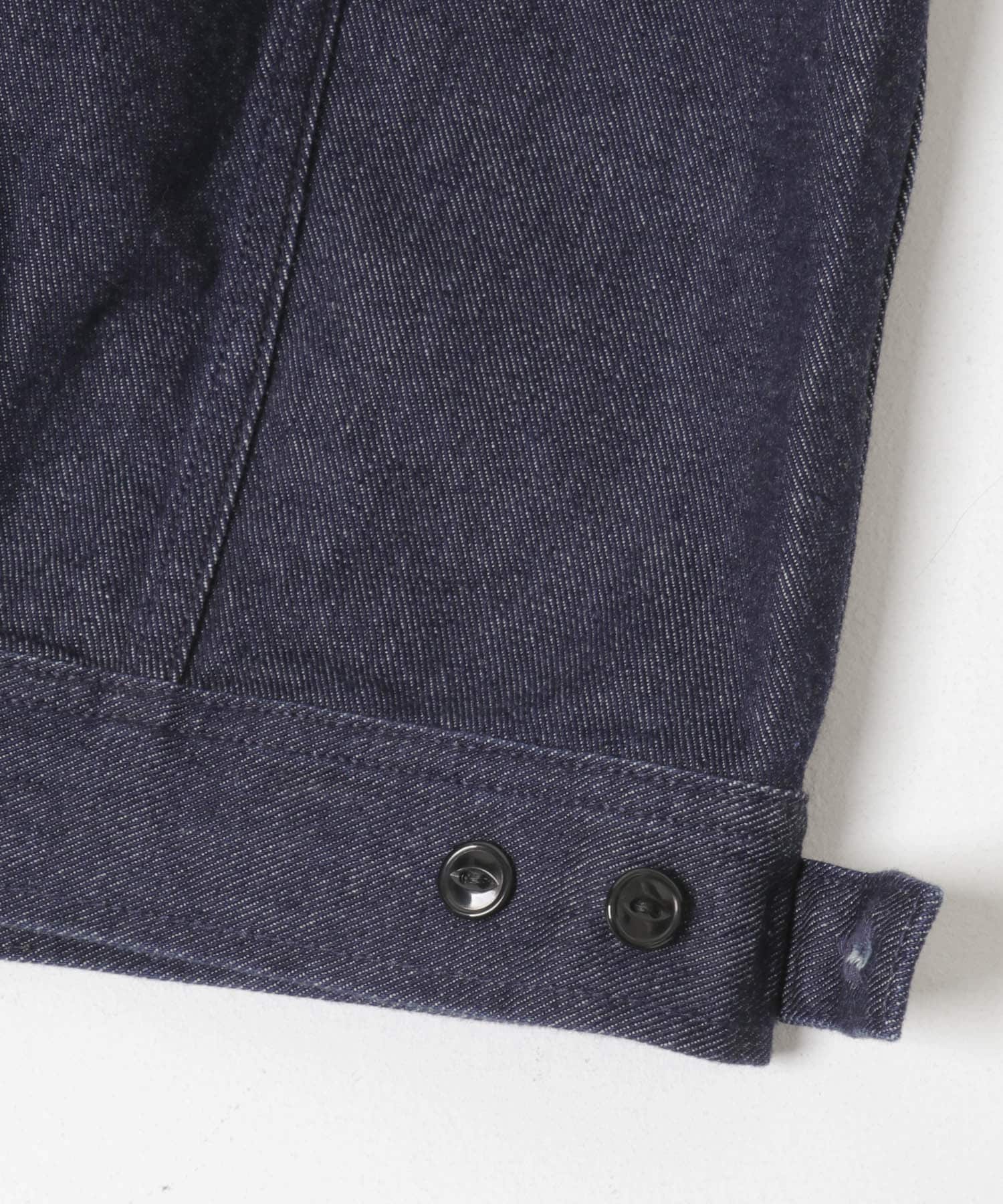 『別注』Lee101×ROSSO　NOCOLLAR JACKET ONE WASH Free