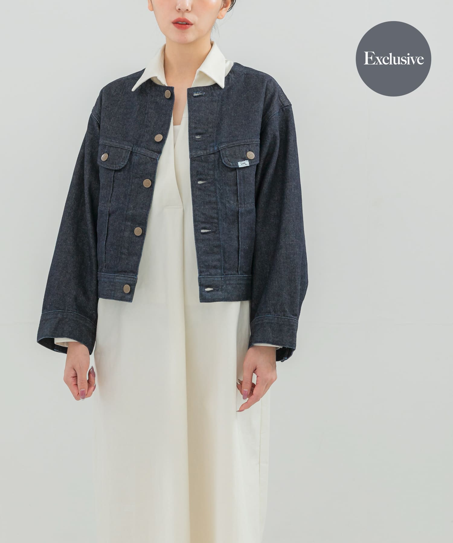 『別注』Lee101×ROSSO　NOCOLLAR SHORT JACKET