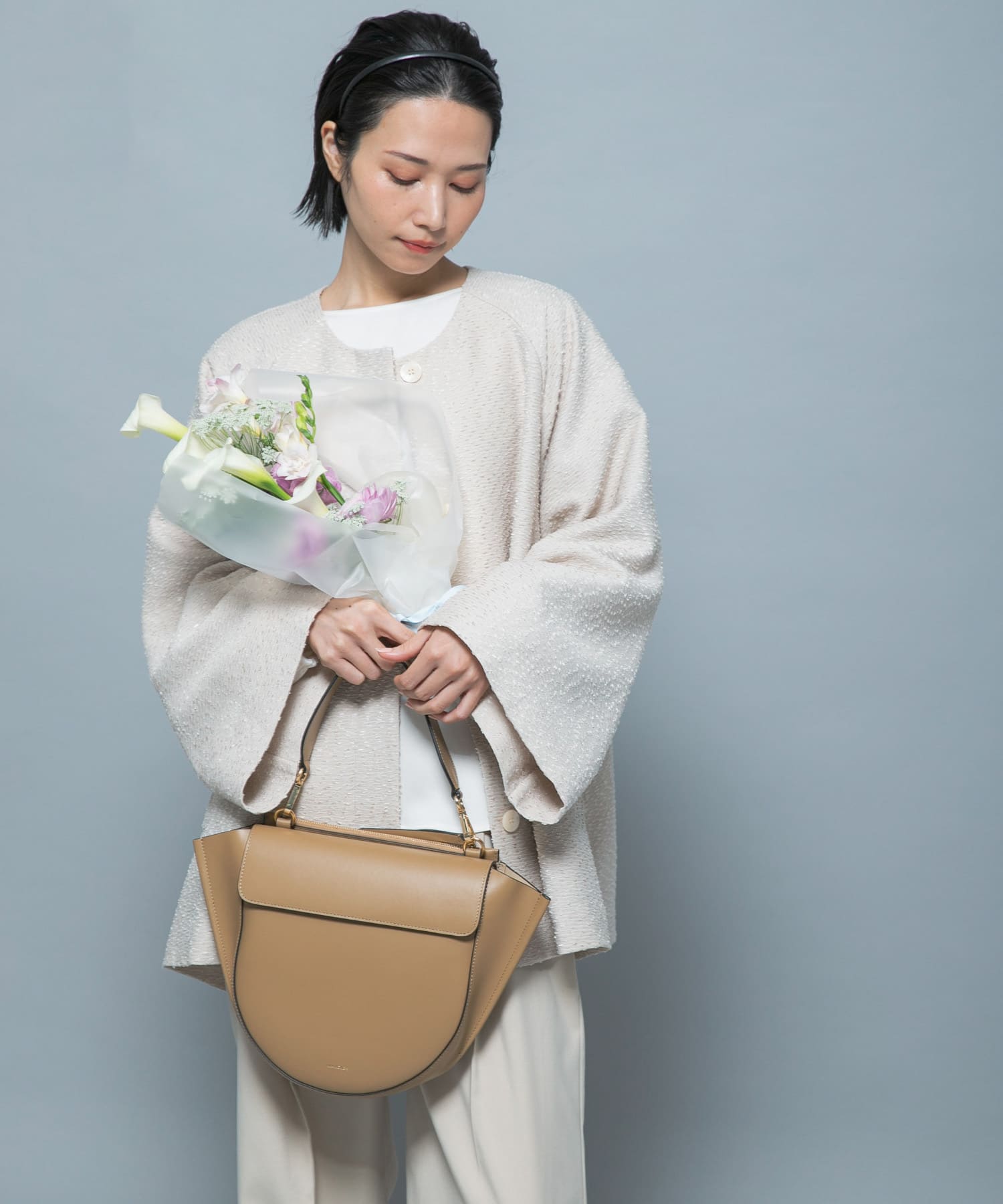 CHIGNON　ネップツイードコート