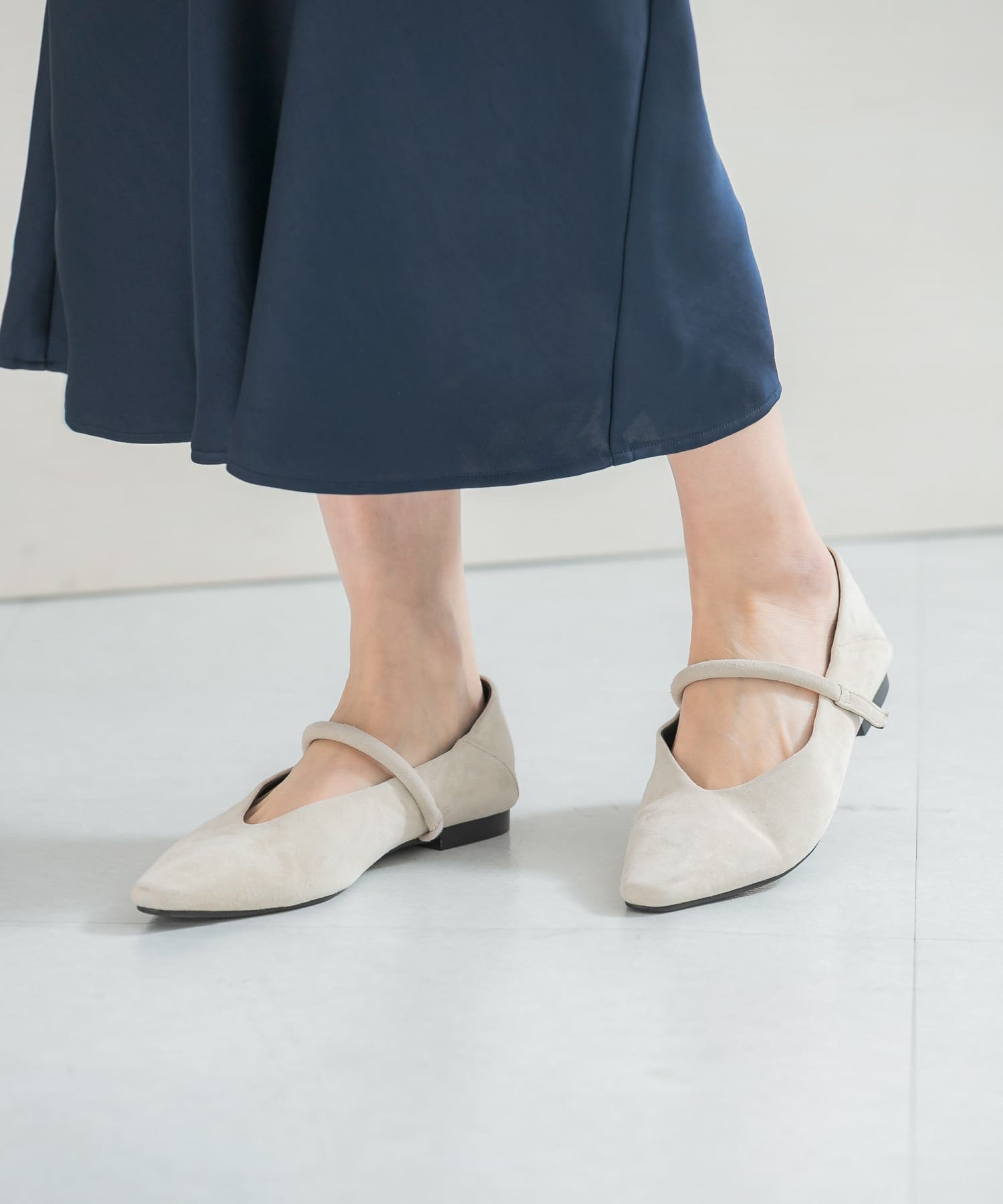 REMME　FLAT SUEDE SHOES