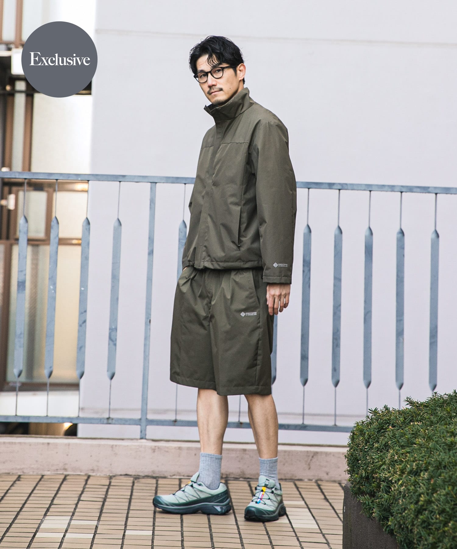 『別注』+phenix　WINDSTOPPER by GORE-TEX LABSタックショーツ