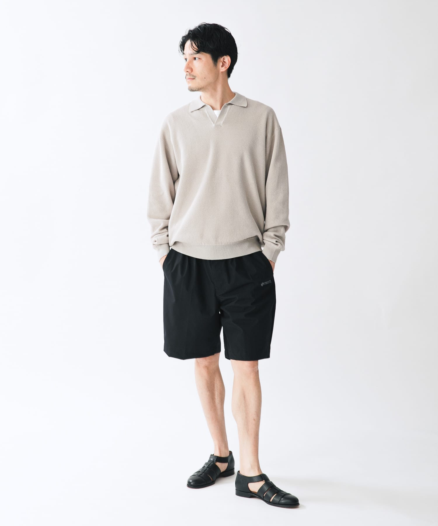 『別注』+phenix　WINDSTOPPER by GORE-TEX LABSタックショーツ BLACK L