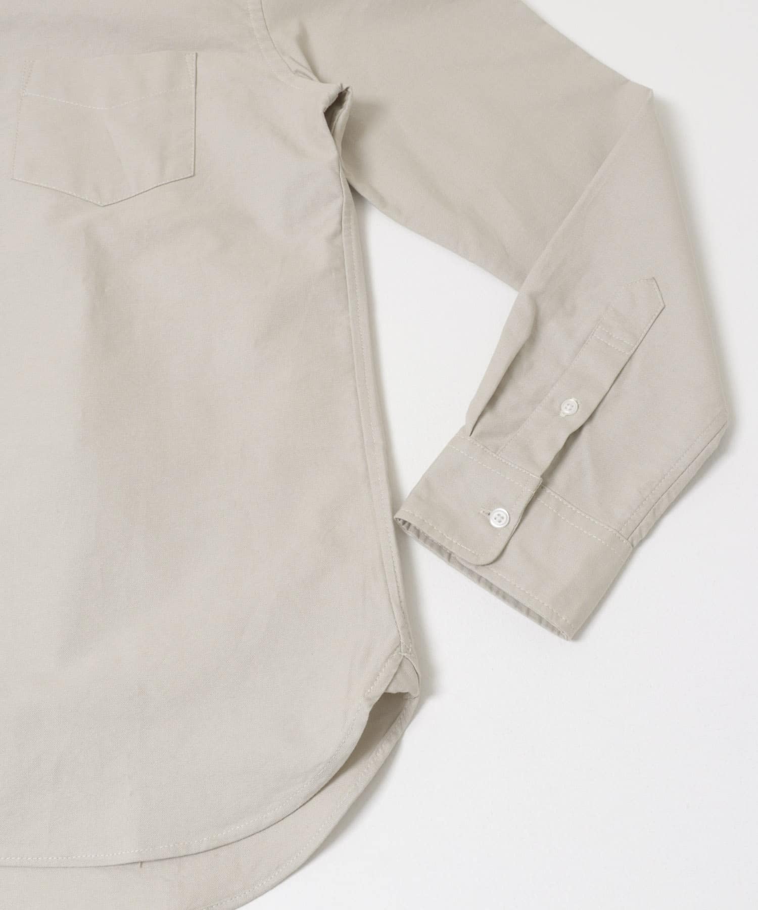 『WEB限定』『XXLサイズあり』『抗菌/消臭』ハイパフォーマンスオックスボタンダウンSH BEIGE XS