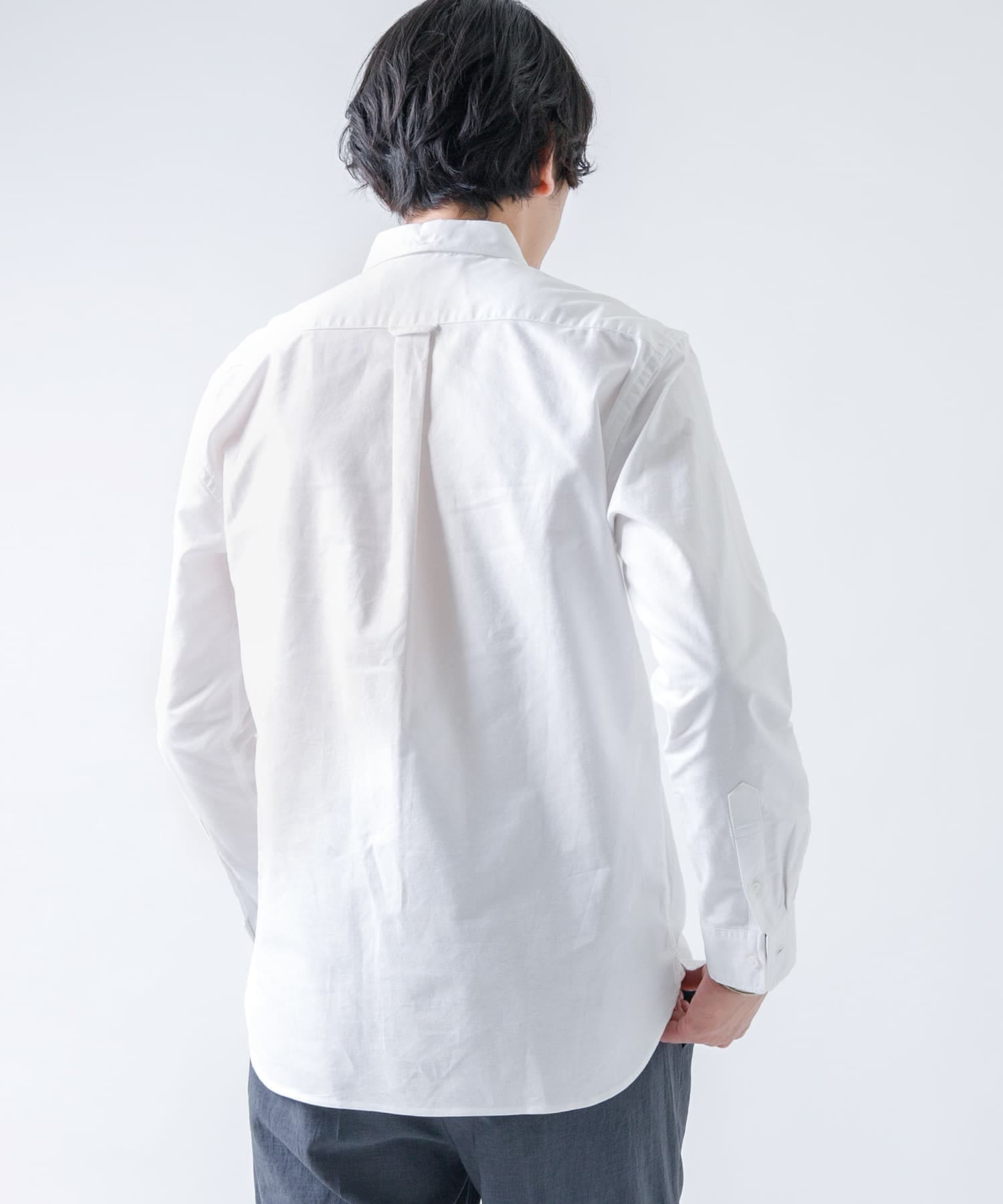 『WEB限定』『XXLサイズあり』『抗菌/消臭』ハイパフォーマンスオックスボタンダウンSH WHITE S