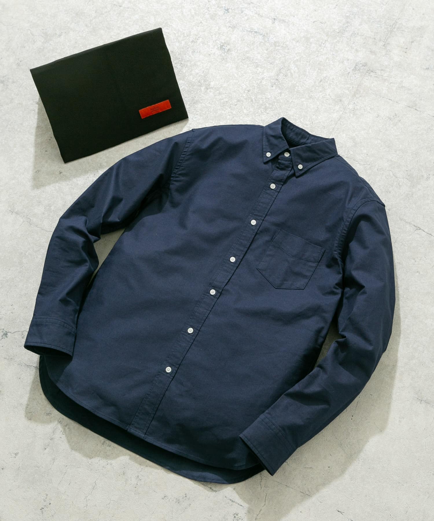 『WEB限定』『XXLサイズあり』『抗菌/消臭』ハイパフォーマンスオックスボタンダウンSH NAVY XS