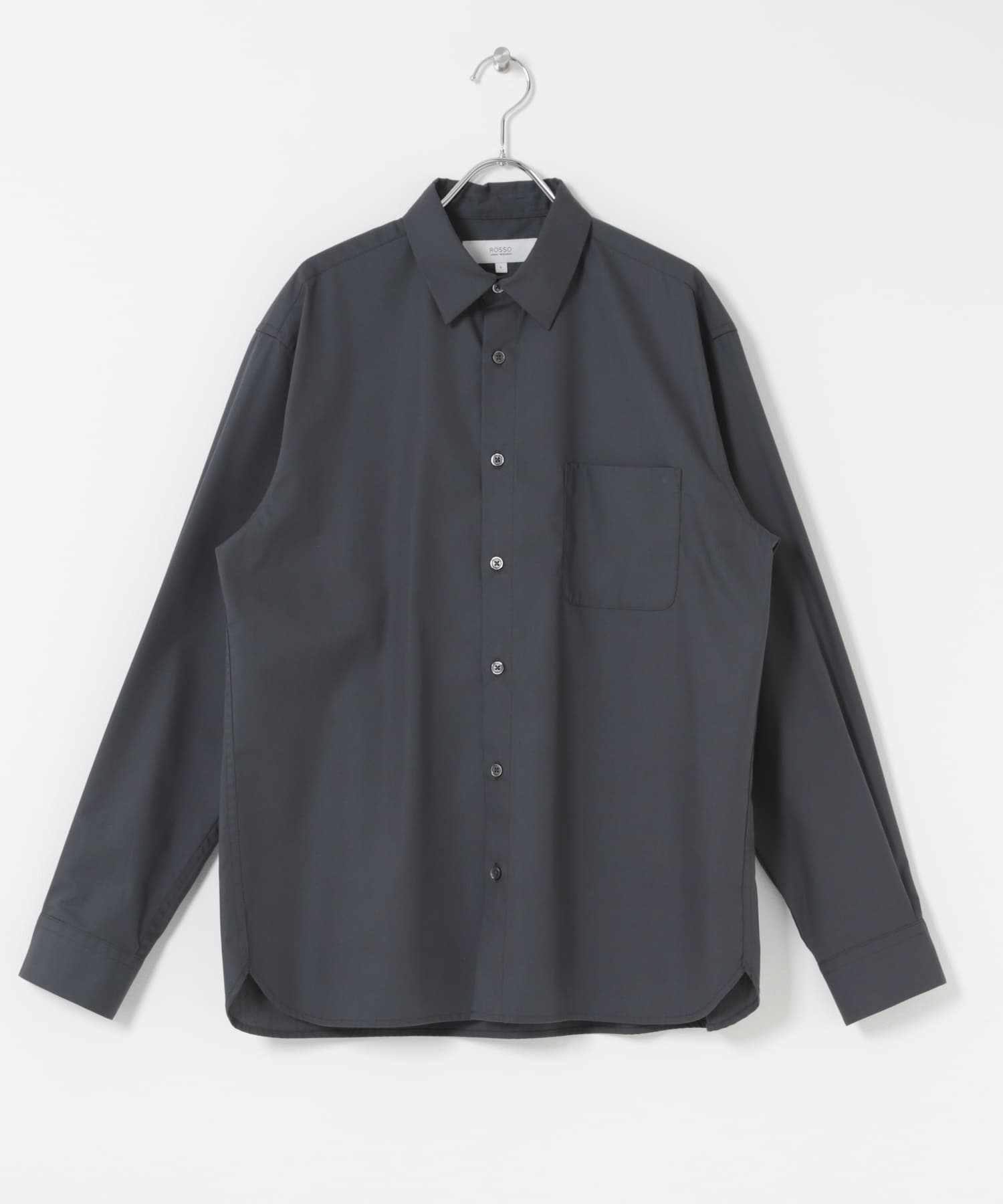 『防シワ/防臭』アーバンリラックスブロードシャツ CHARCOAL S