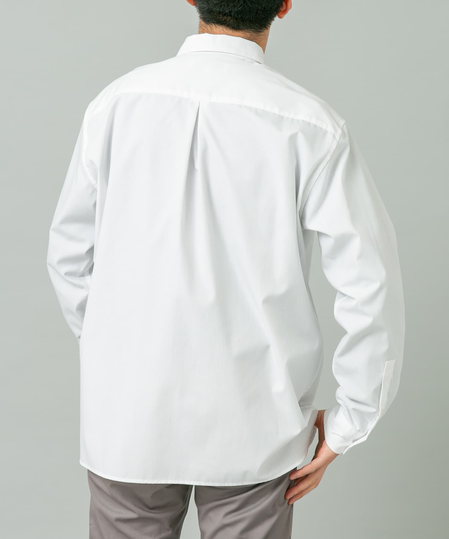 『防シワ/防臭』アーバンリラックスブロードシャツ WHITE S