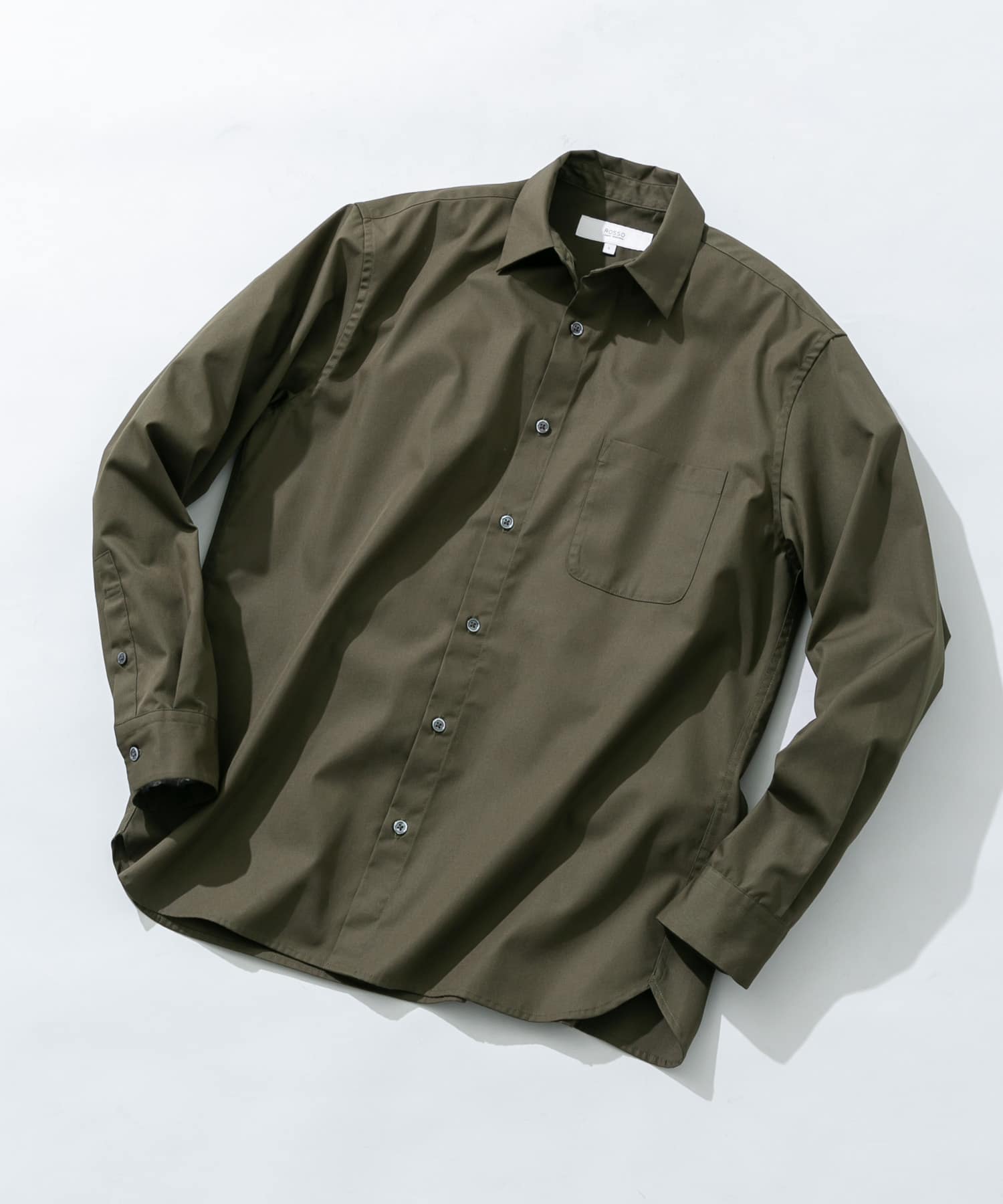 『防シワ/防臭』アーバンリラックスブロードシャツ KHAKI S