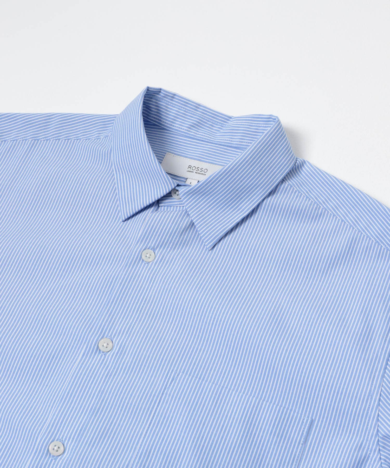 『防シワ/防臭』アーバンリラックスブロードシャツ SAX S