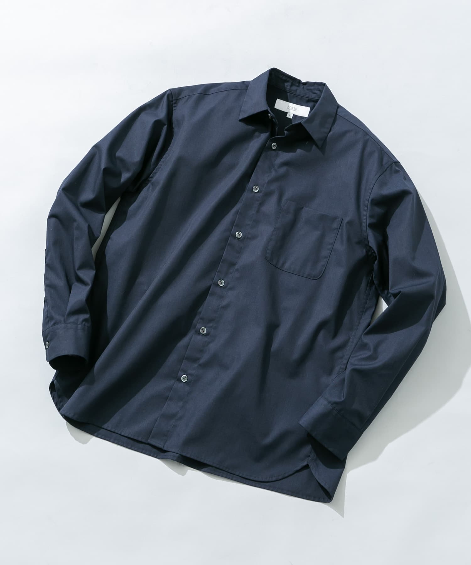 『防シワ/防臭』アーバンリラックスブロードシャツ NAVY S